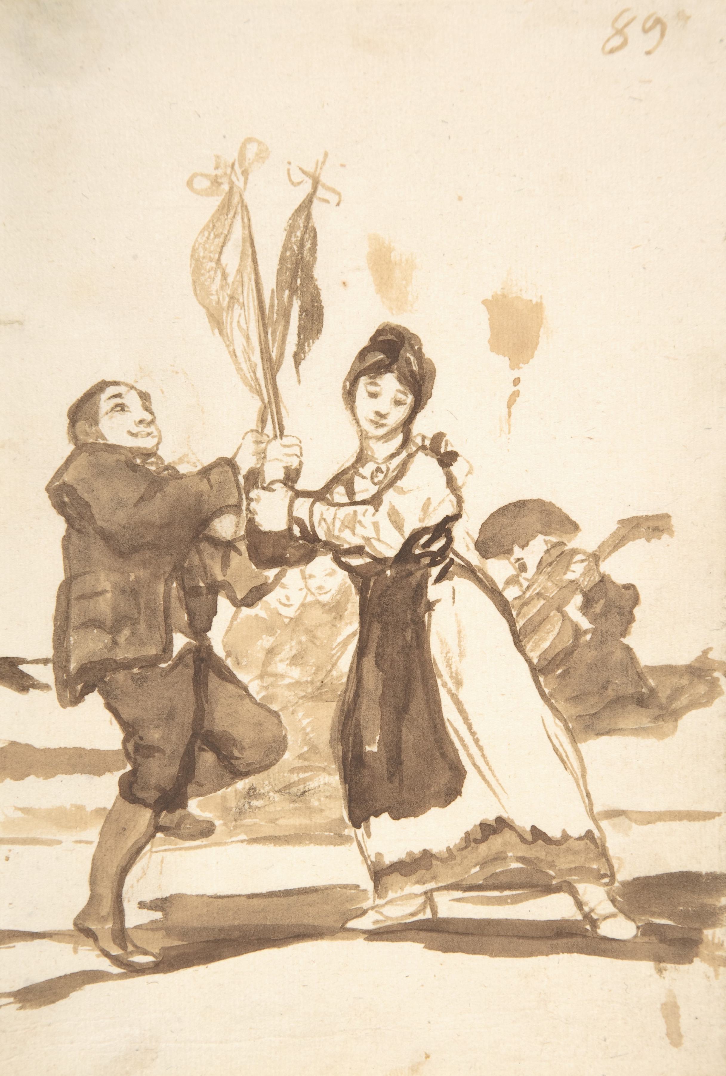 《乡村舞蹈》（A country dance）｜弗朗西斯科·戈雅 Francisco de Goya｜约. 1812–20