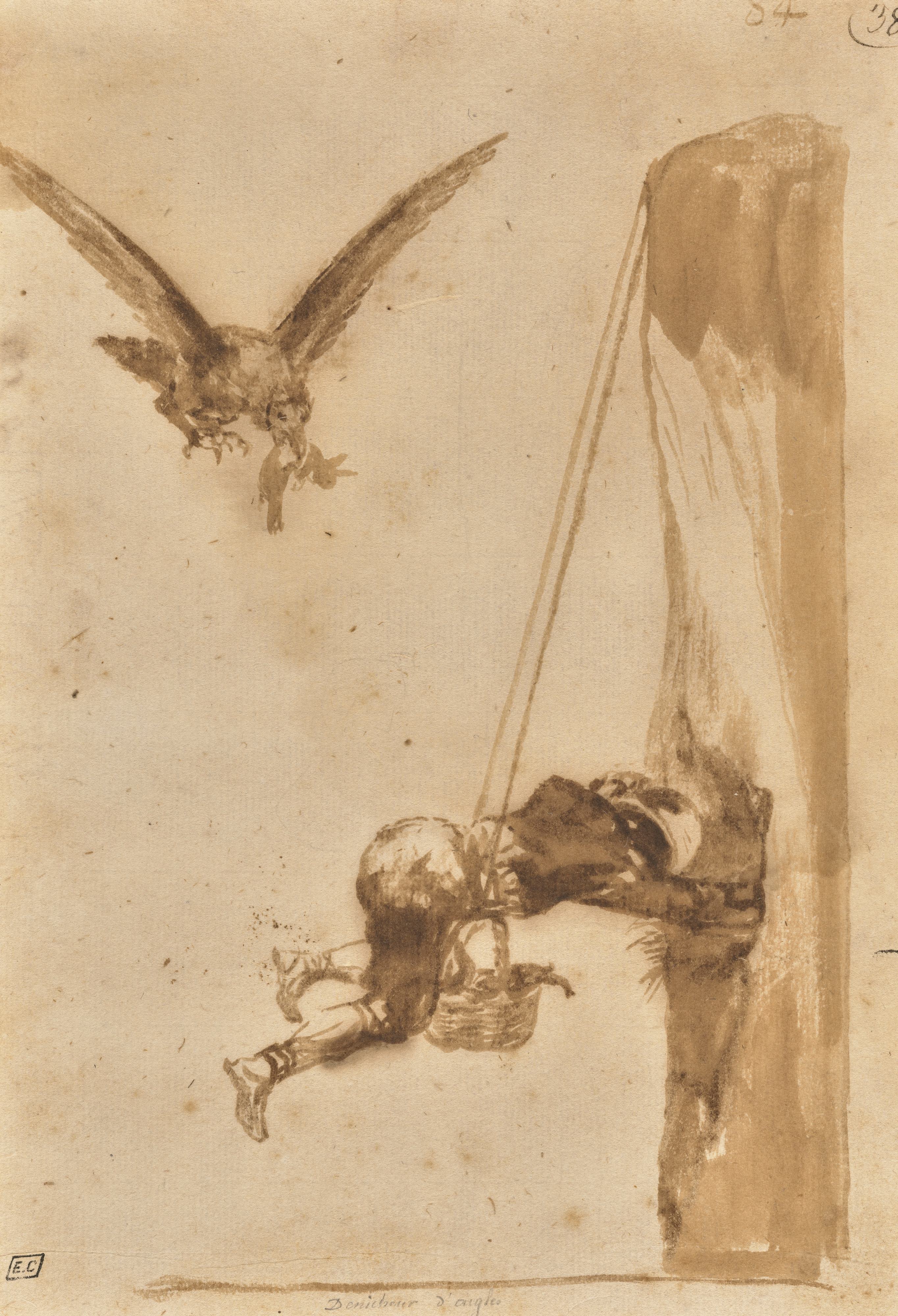 《猎鹰者》（The Eagle Hunter）｜弗朗西斯科·戈雅 Francisco de Goya｜1812–1820