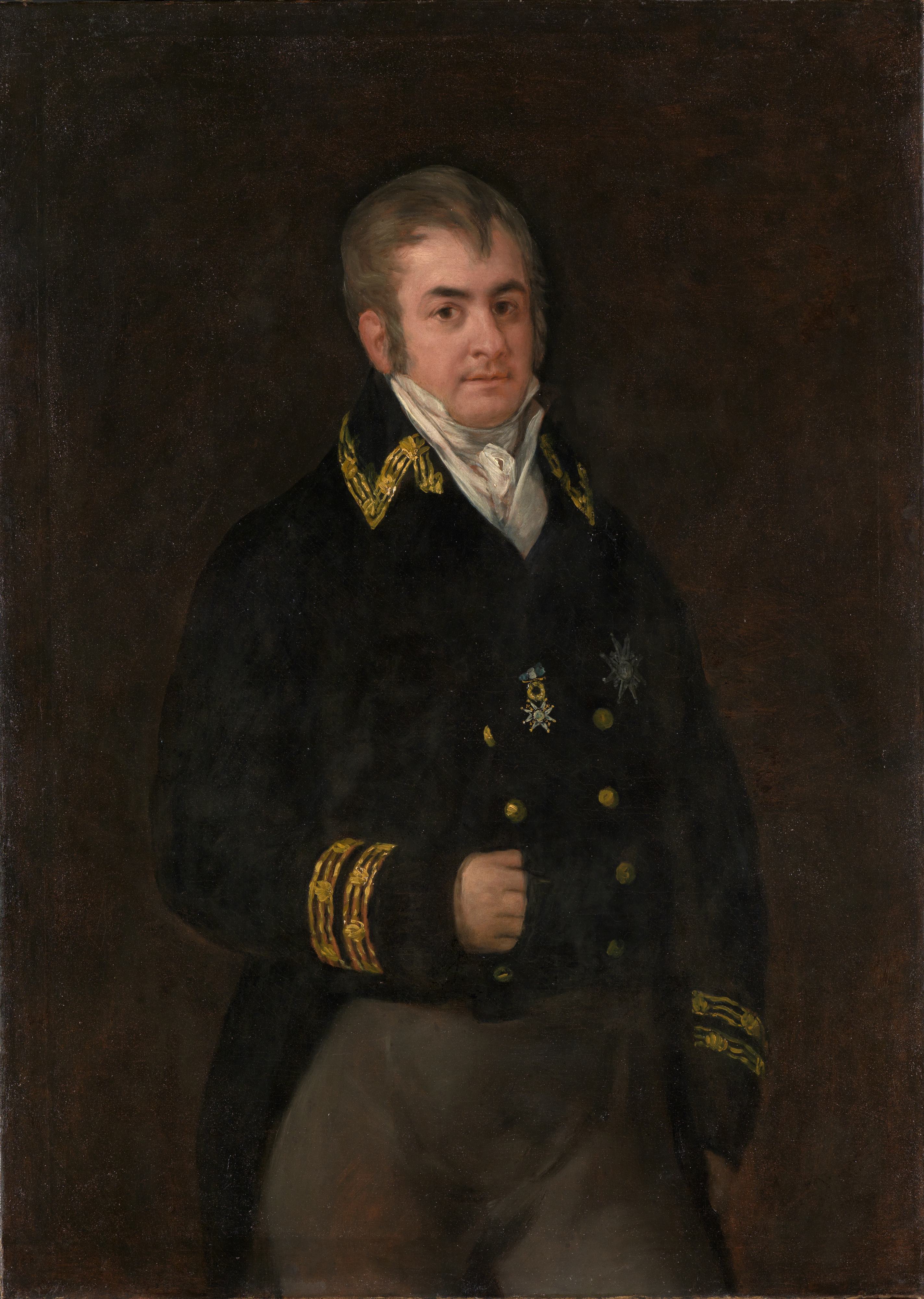 《唐·胡安·包蒂斯塔·德·戈科切亚·乌鲁蒂亚的肖像》（Portrait of Don Juan Bautista de Goicoechea y Urrutia）｜弗朗西斯科·戈雅 Francisco de Goya｜约1815