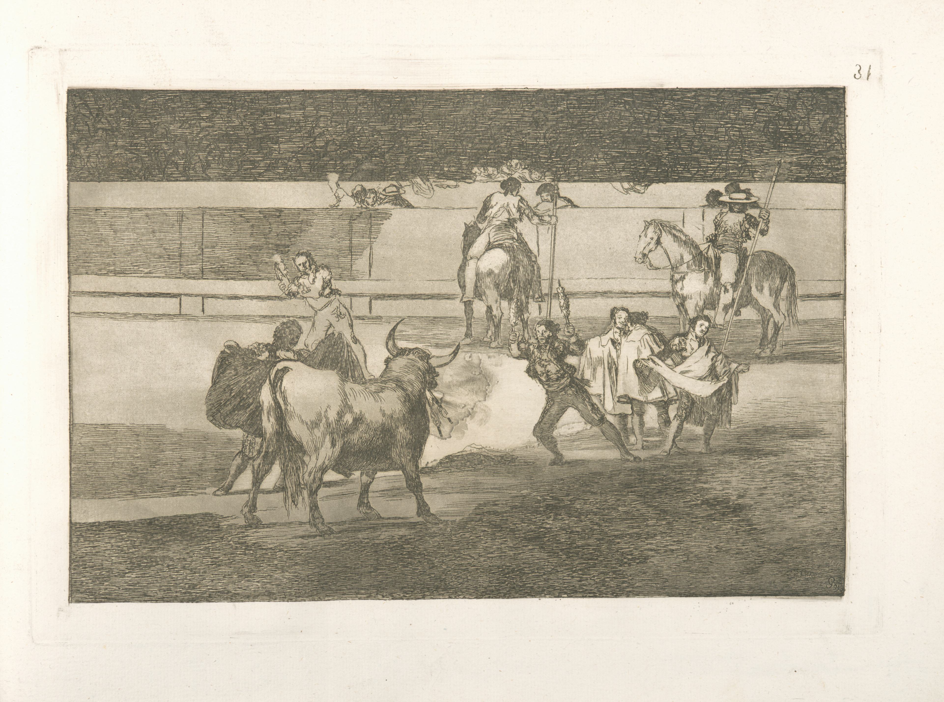 《消防旗》（Fire flags）｜弗朗西斯科·戈雅 Francisco de Goya｜1816