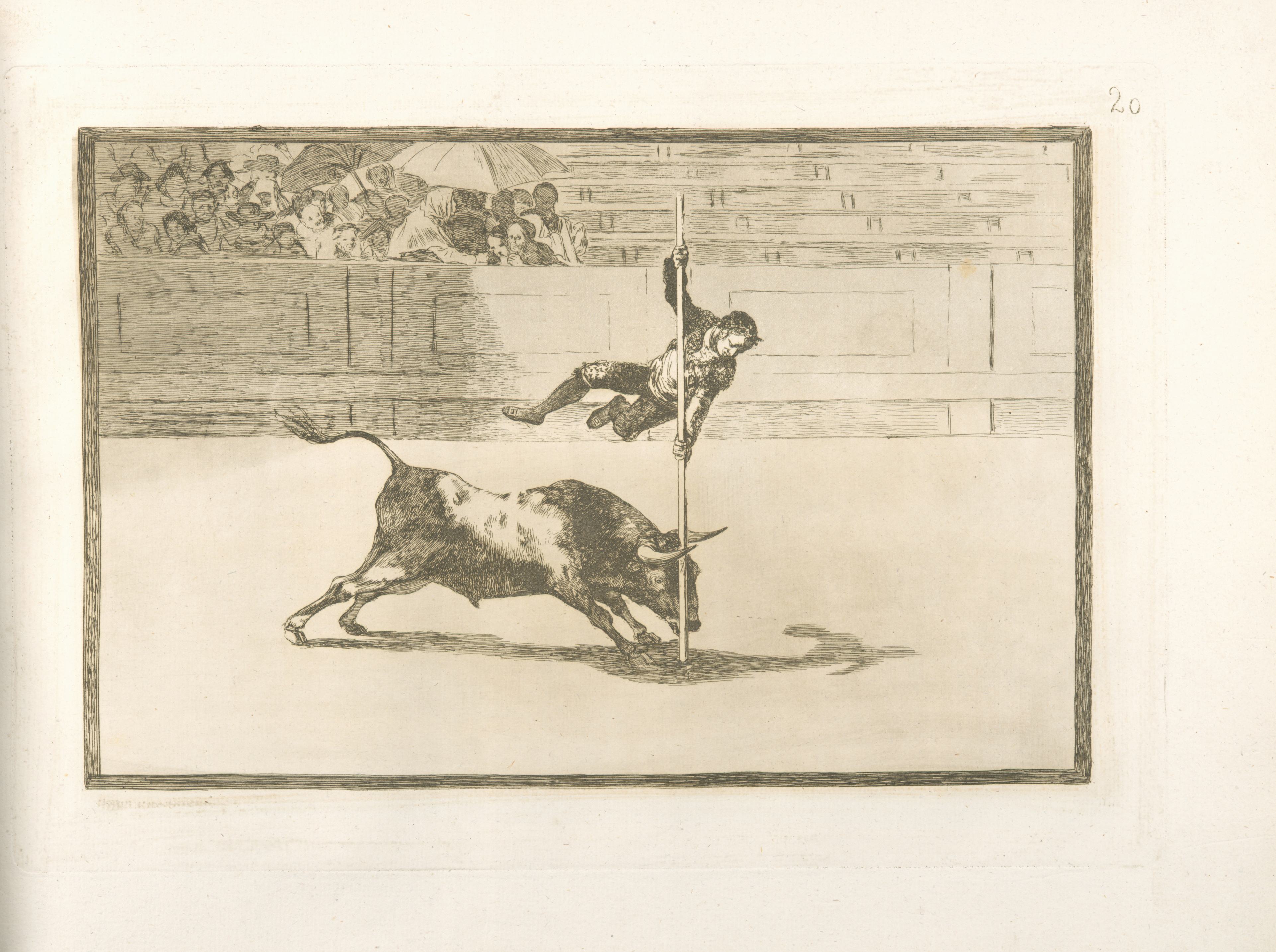 《马德里的华尼托·阿皮尼亚尼 (Juanito Apiñani) 的轻盈与大胆》（Lightness and daring of Juanito Apiñani in Madrid）｜弗朗西斯科·戈雅 Francisco de Goya｜1816