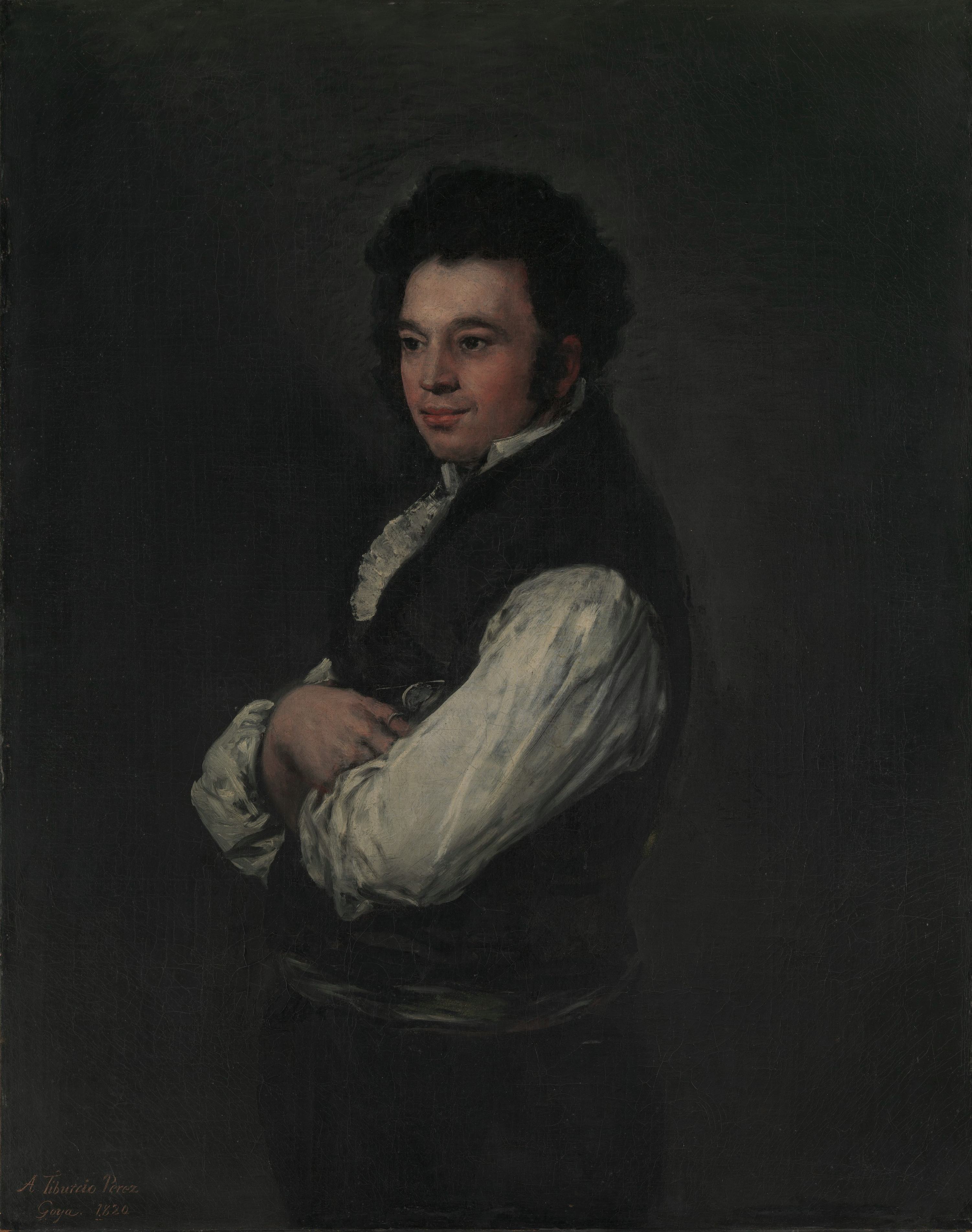 《Tiburcio Pérez y Cuervo (1785–1841)，建筑师》（Tiburcio Pérez y Cuervo (1785–1841), the Architect）｜弗朗西斯科·戈雅 Francisco de Goya｜1820