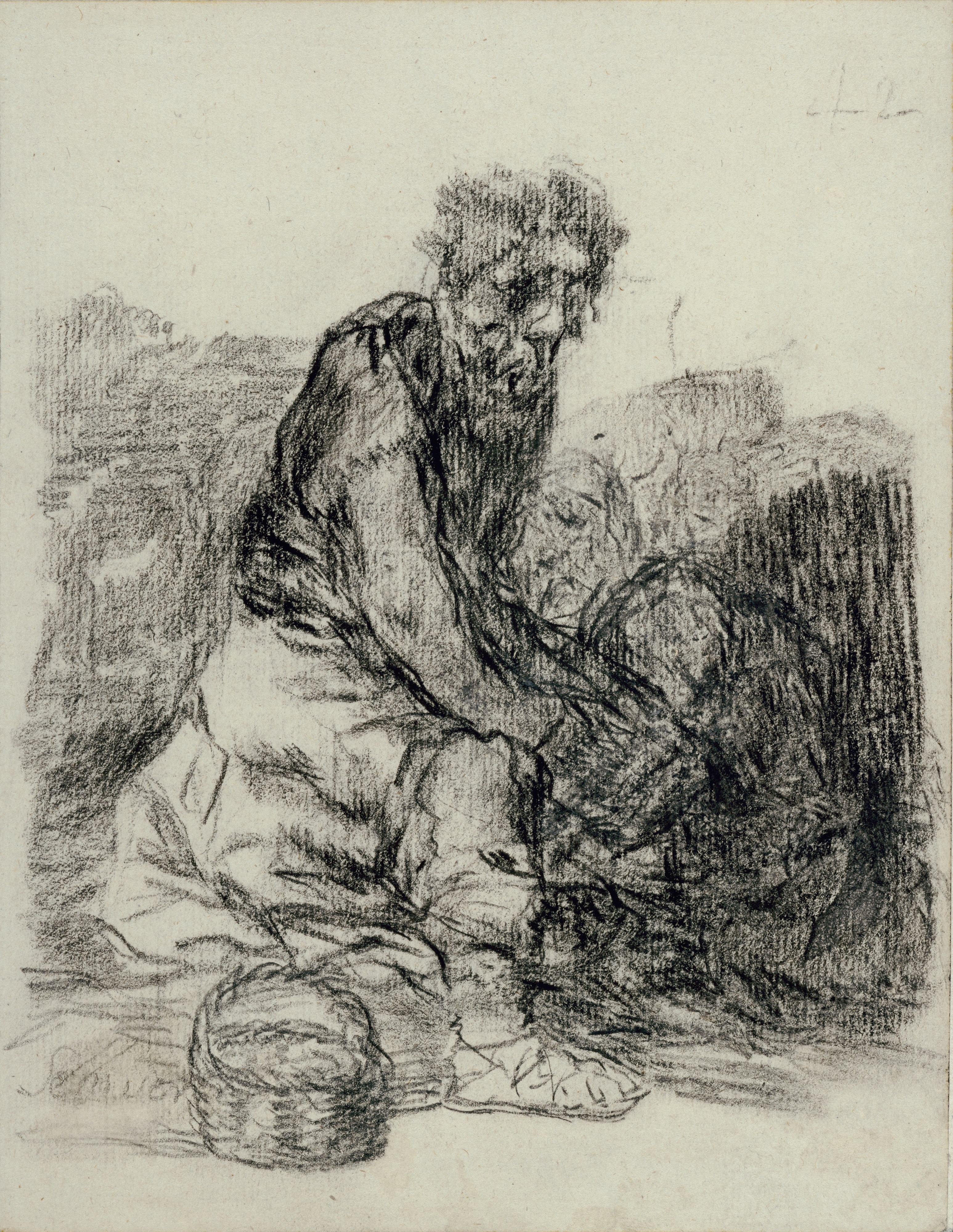 《他们快死了》（They are Dying）｜弗朗西斯科·戈雅 Francisco de Goya｜1825–1828