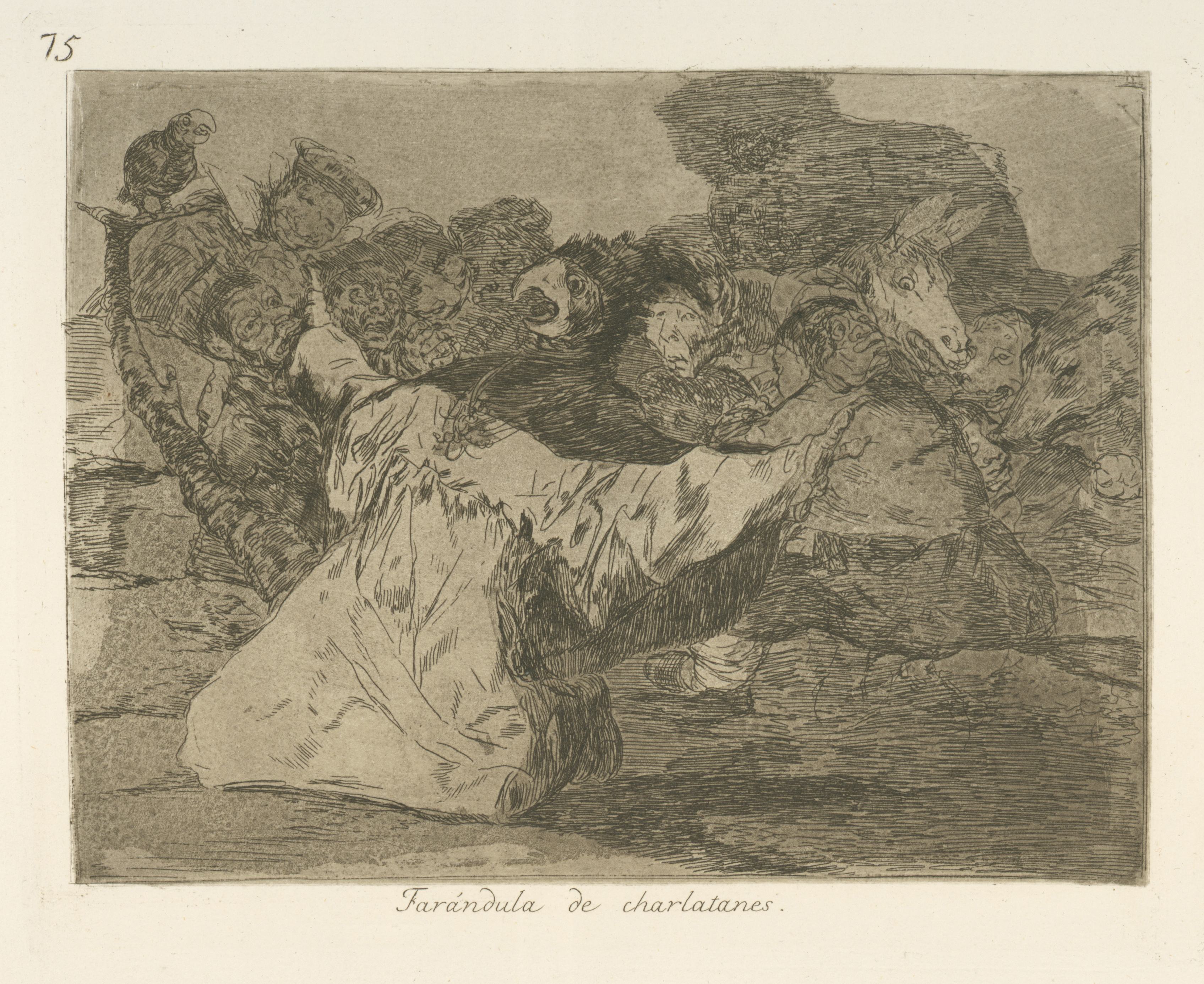 《江湖骗子演艺圈》（Charlatan showbiz）｜弗朗西斯科·戈雅 Francisco de Goya｜1863