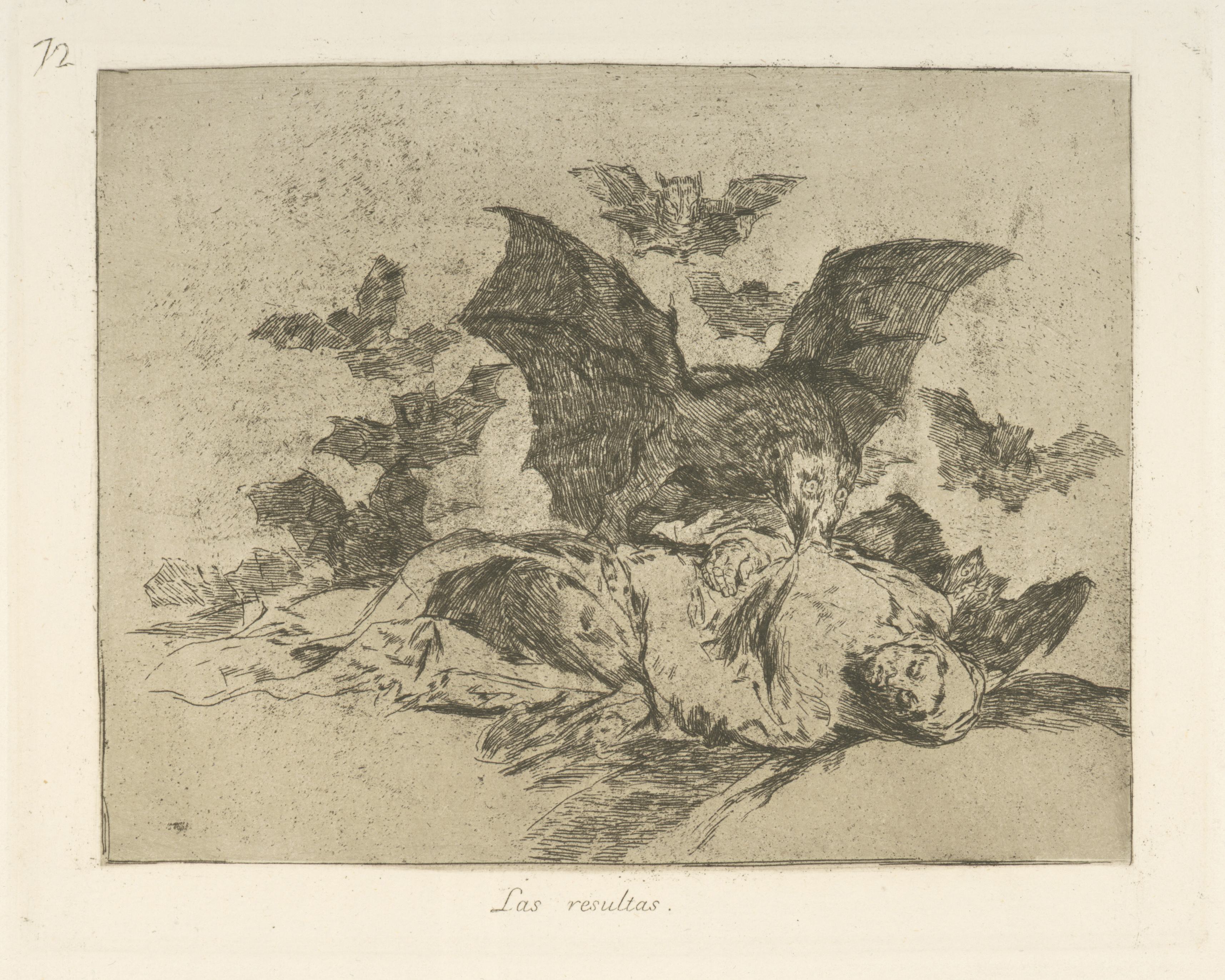 《结果》（The results）｜弗朗西斯科·戈雅 Francisco de Goya｜1863
