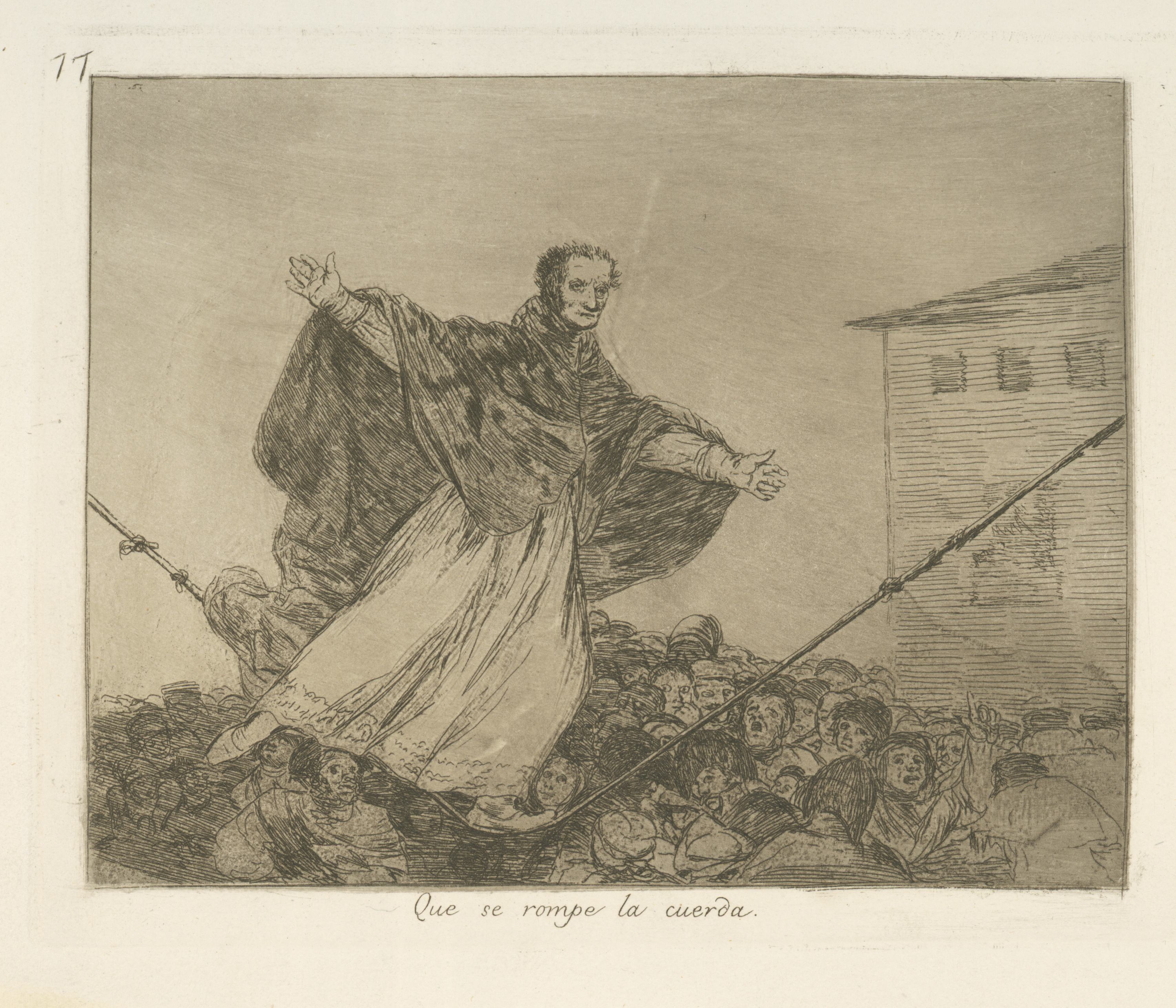 《多么疯狂啊！》（What madness!）｜弗朗西斯科·戈雅 Francisco de Goya｜1863