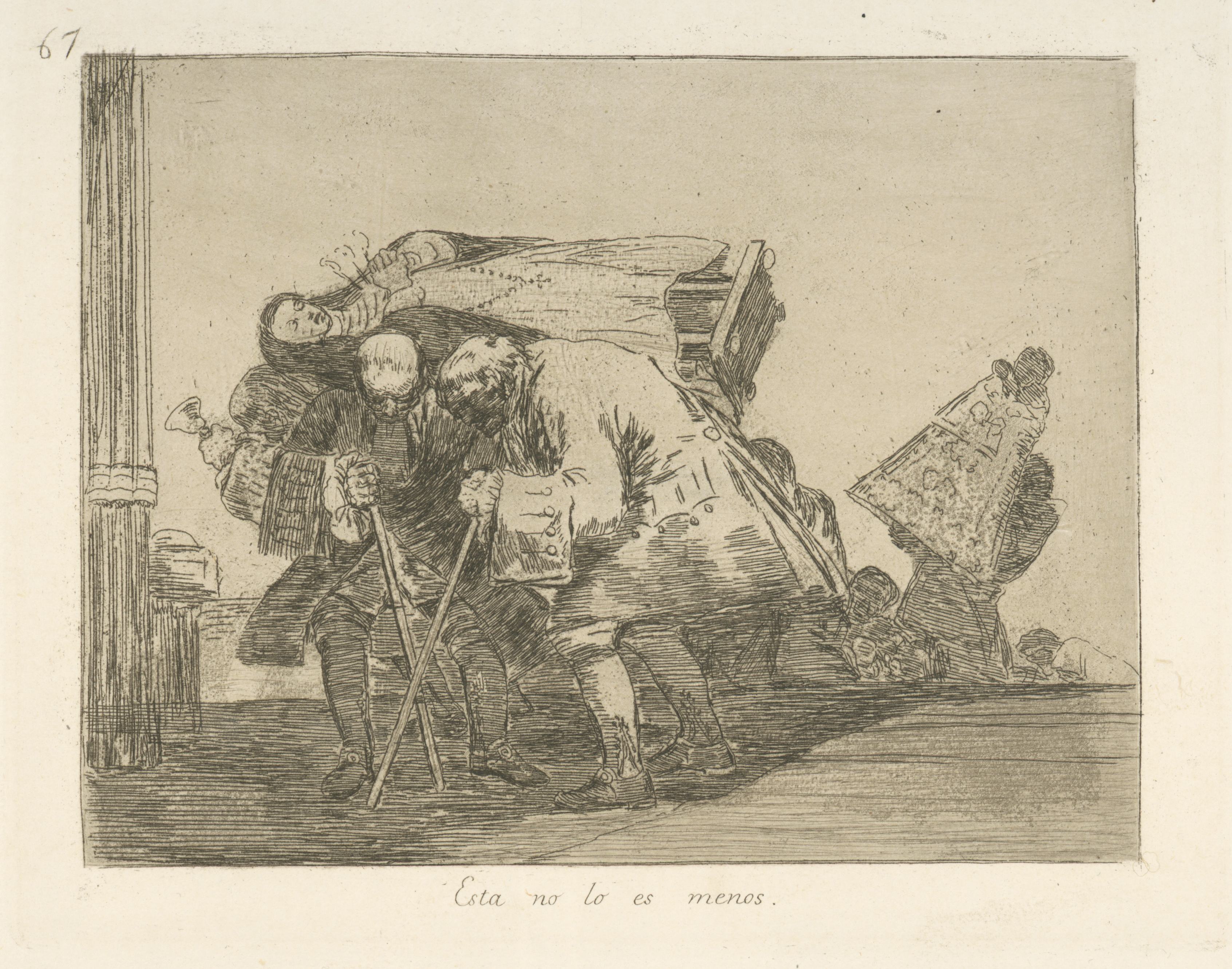《这个也不能少》（This one is no less）｜弗朗西斯科·戈雅 Francisco de Goya｜1863