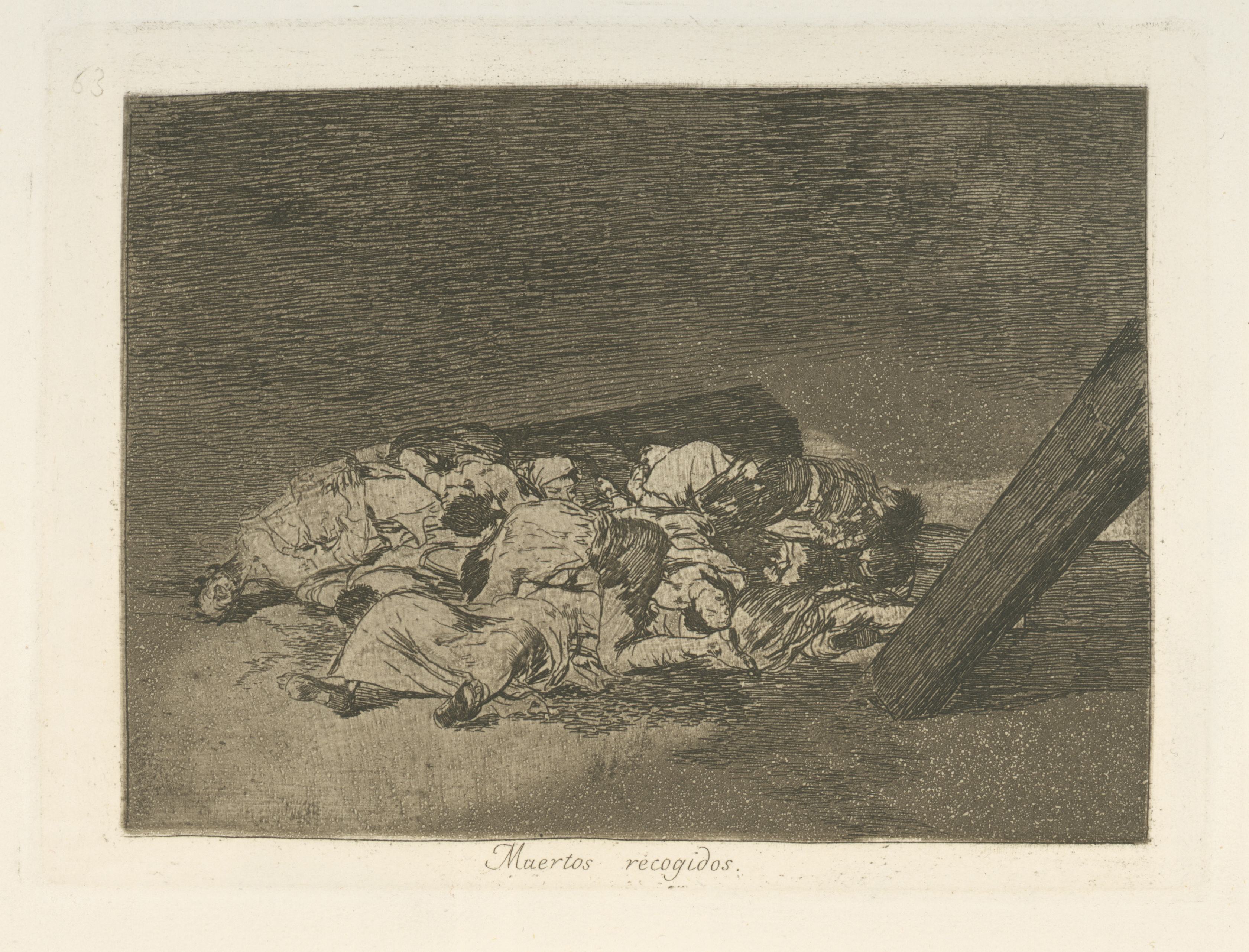 《死亡收集》（Dead collected）｜弗朗西斯科·戈雅 Francisco de Goya｜1863