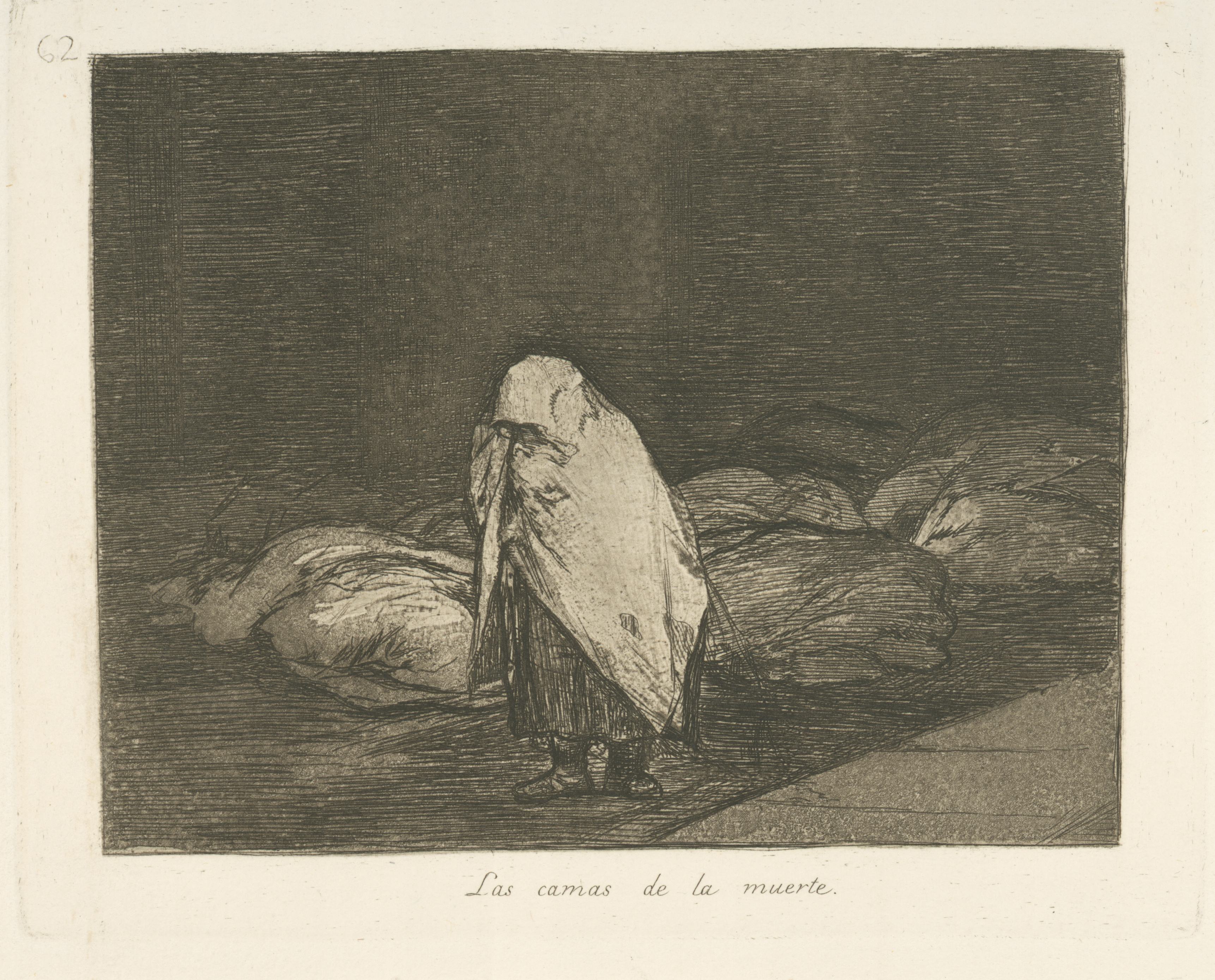 《死亡之床》（The beds of death）｜弗朗西斯科·戈雅 Francisco de Goya｜1863