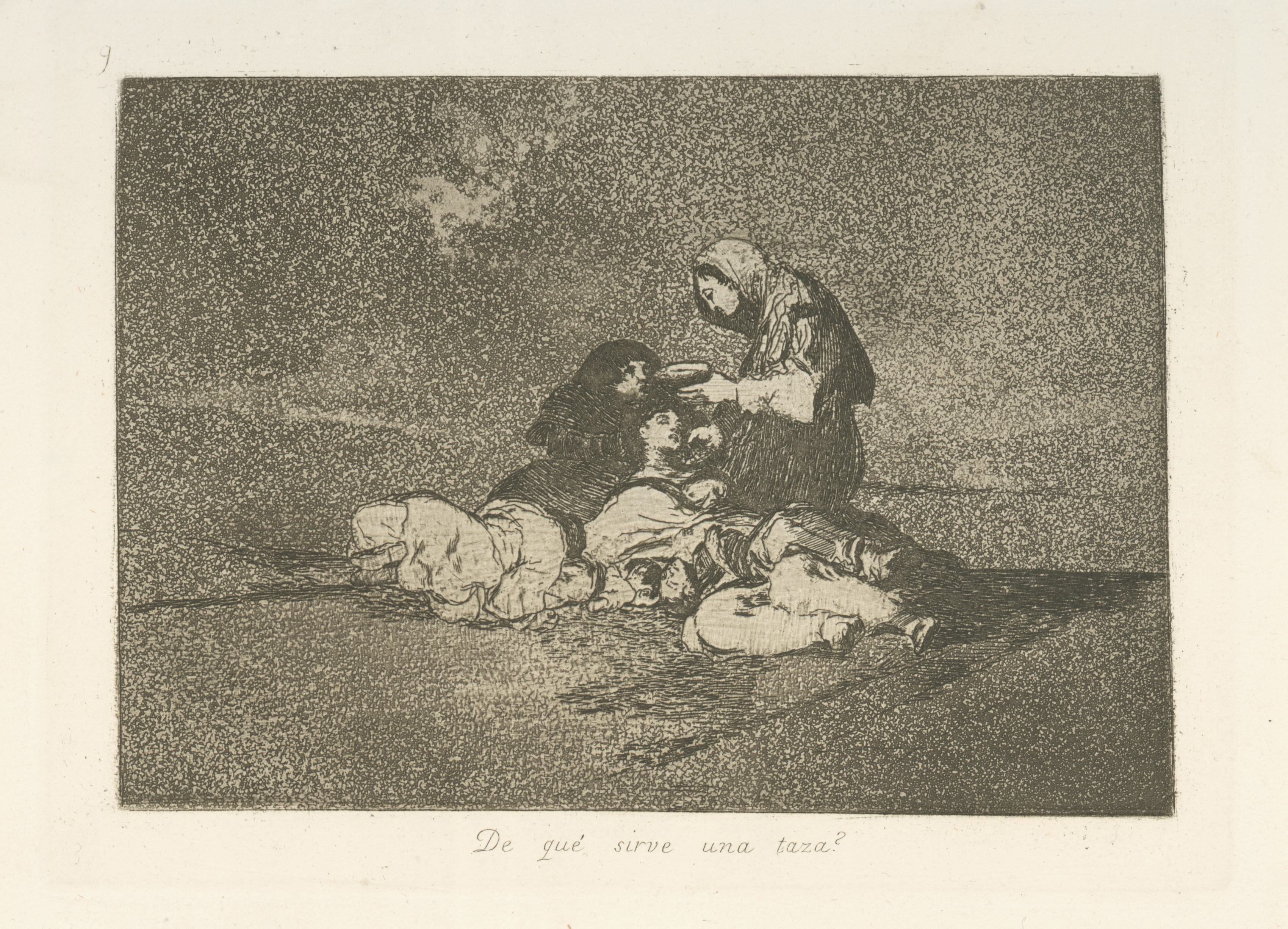 《杯子有什么用？》（What's the use of a cup?）｜弗朗西斯科·戈雅 Francisco de Goya｜1863