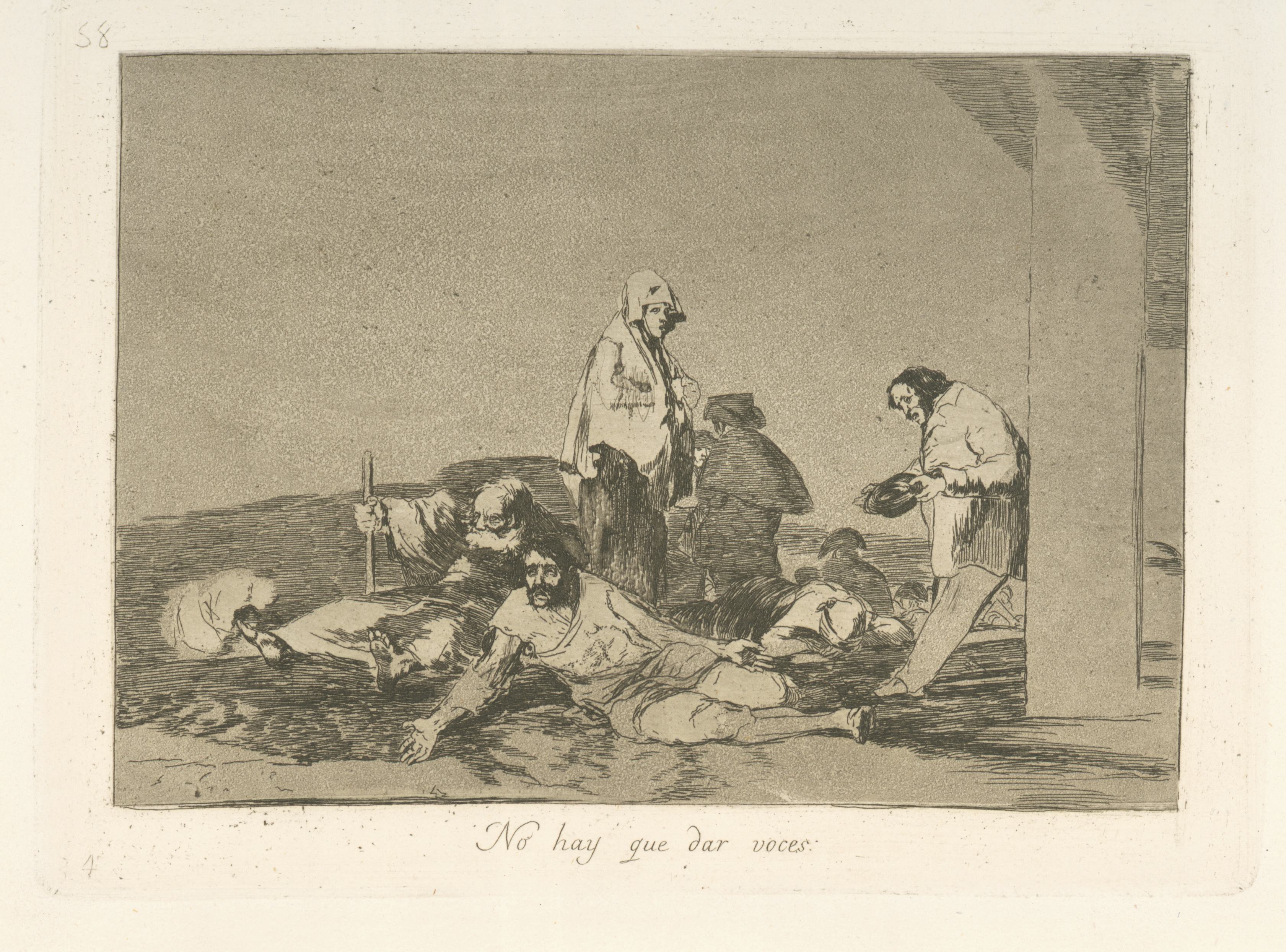 《没有必要喊叫》（There is no need to shout）｜弗朗西斯科·戈雅 Francisco de Goya｜1863