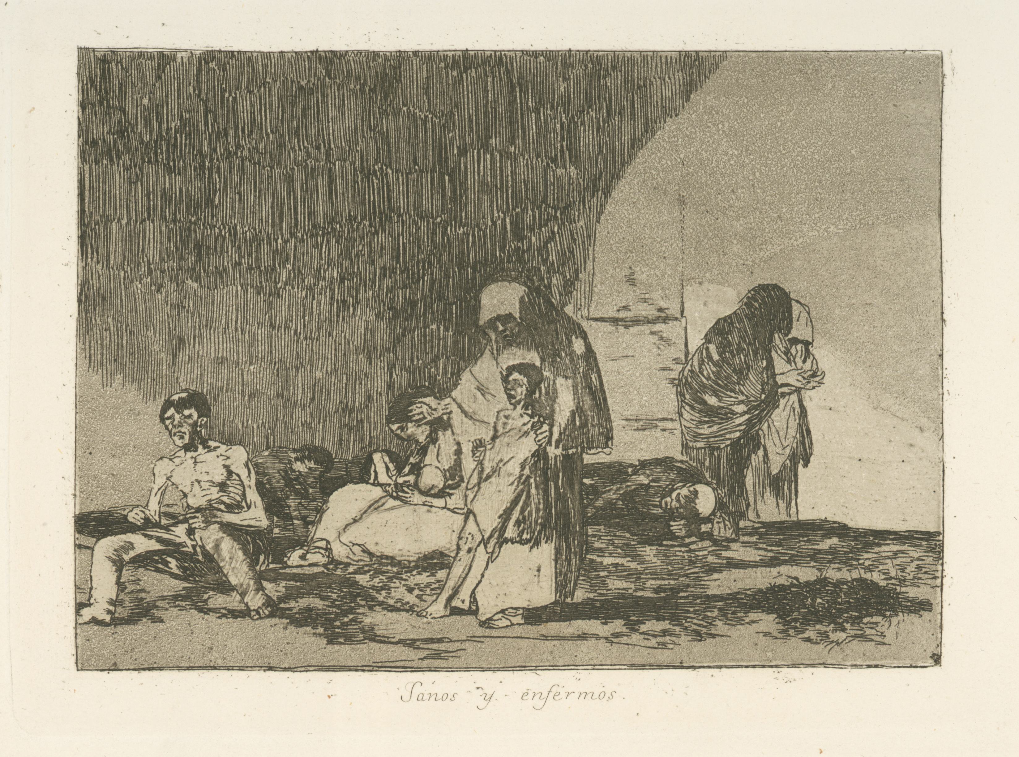 《健康和生病》（Healthy and sick）｜弗朗西斯科·戈雅 Francisco de Goya｜1863