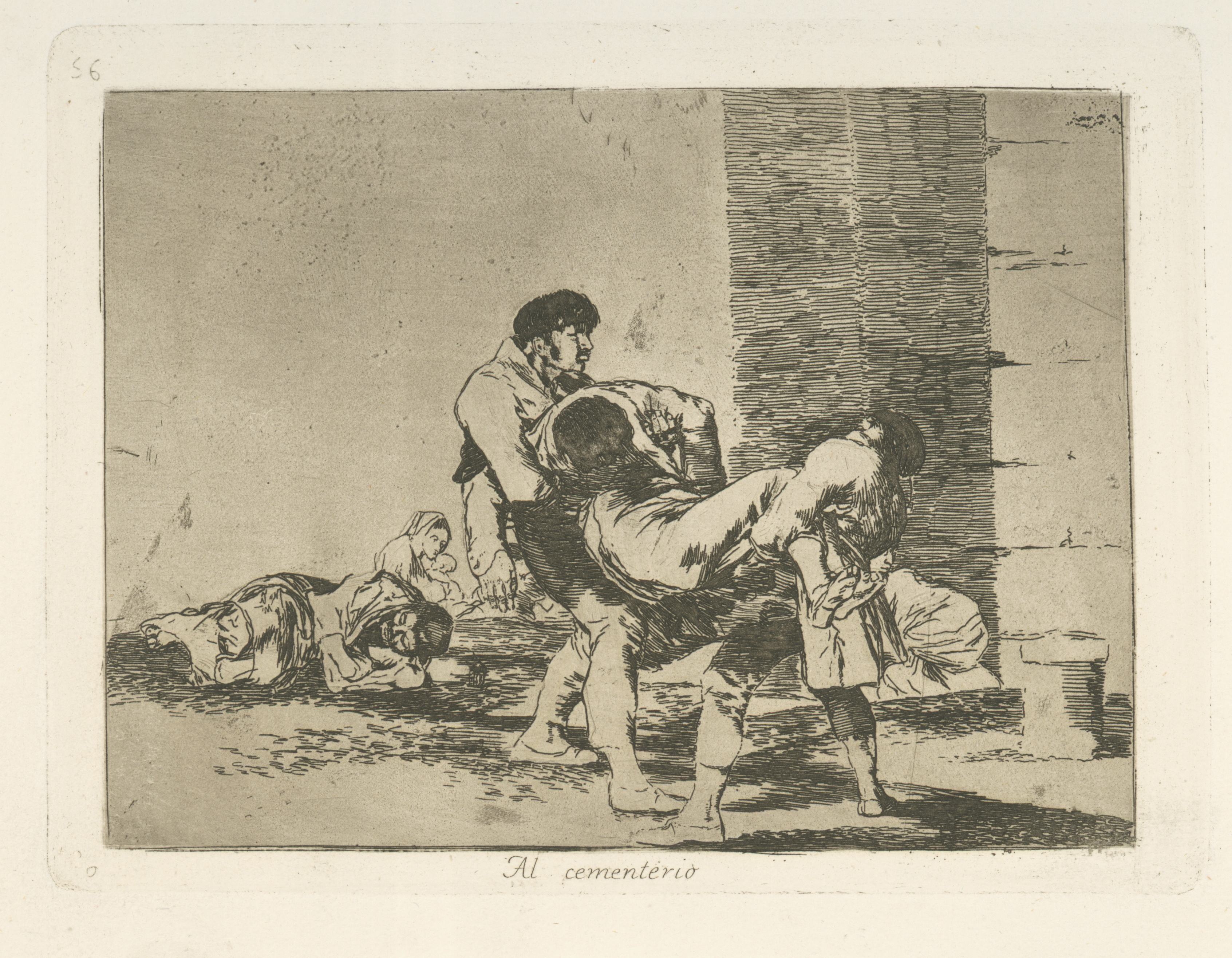 《去墓地》（to the cemetery）｜弗朗西斯科·戈雅 Francisco de Goya｜1863