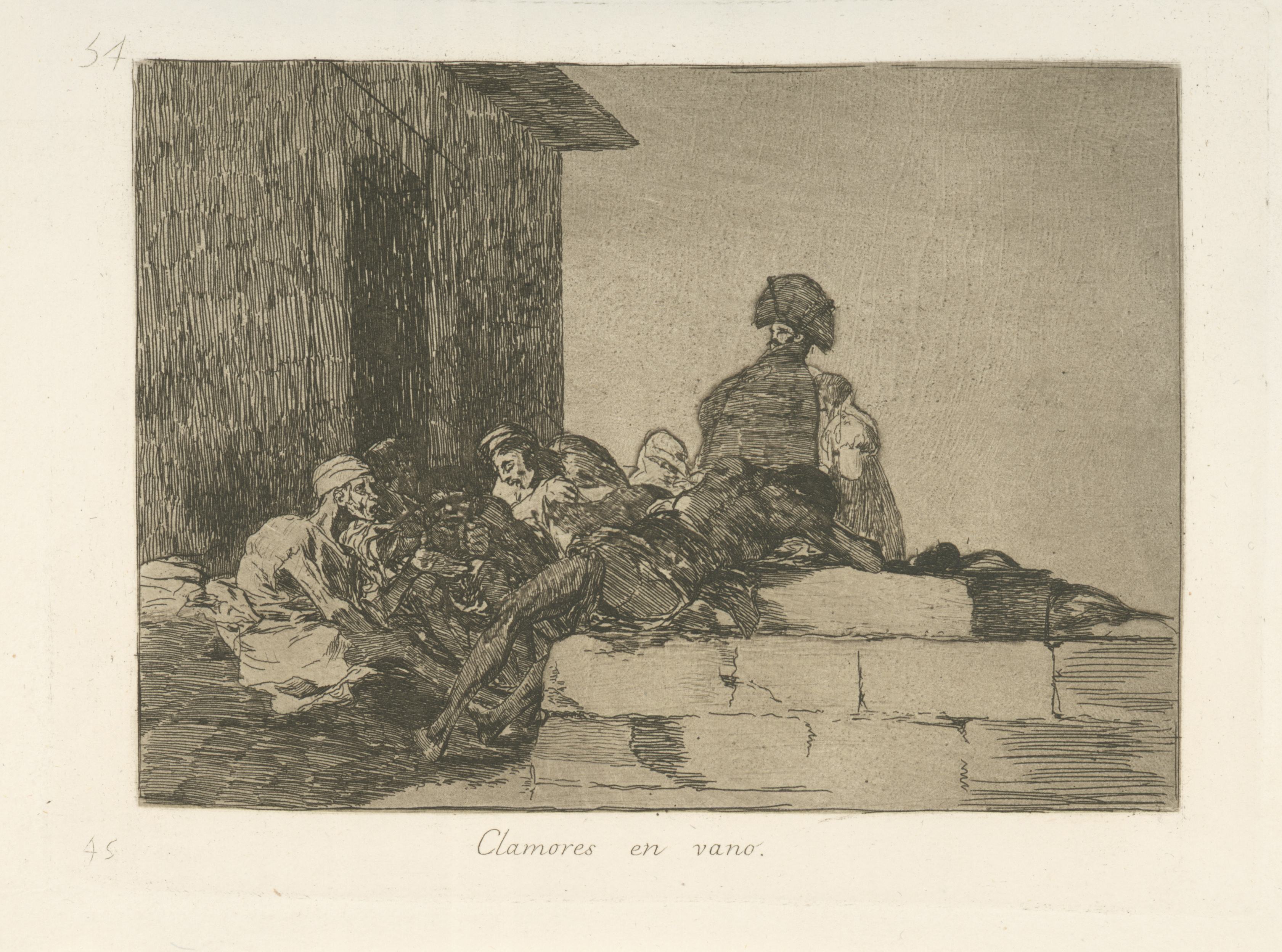 《叫嚣无济于事》（Clamors in vain）｜弗朗西斯科·戈雅 Francisco de Goya｜1863