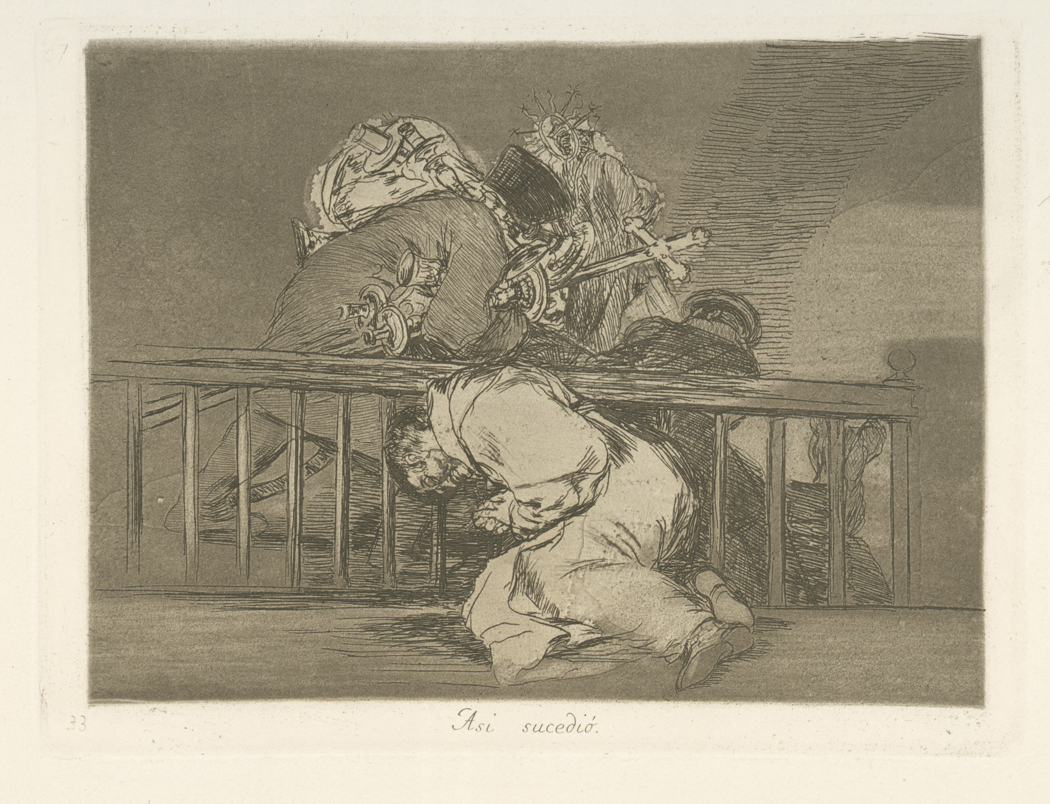 《事情就是这样发生的》（That's how it happened）｜弗朗西斯科·戈雅 Francisco de Goya｜1863
