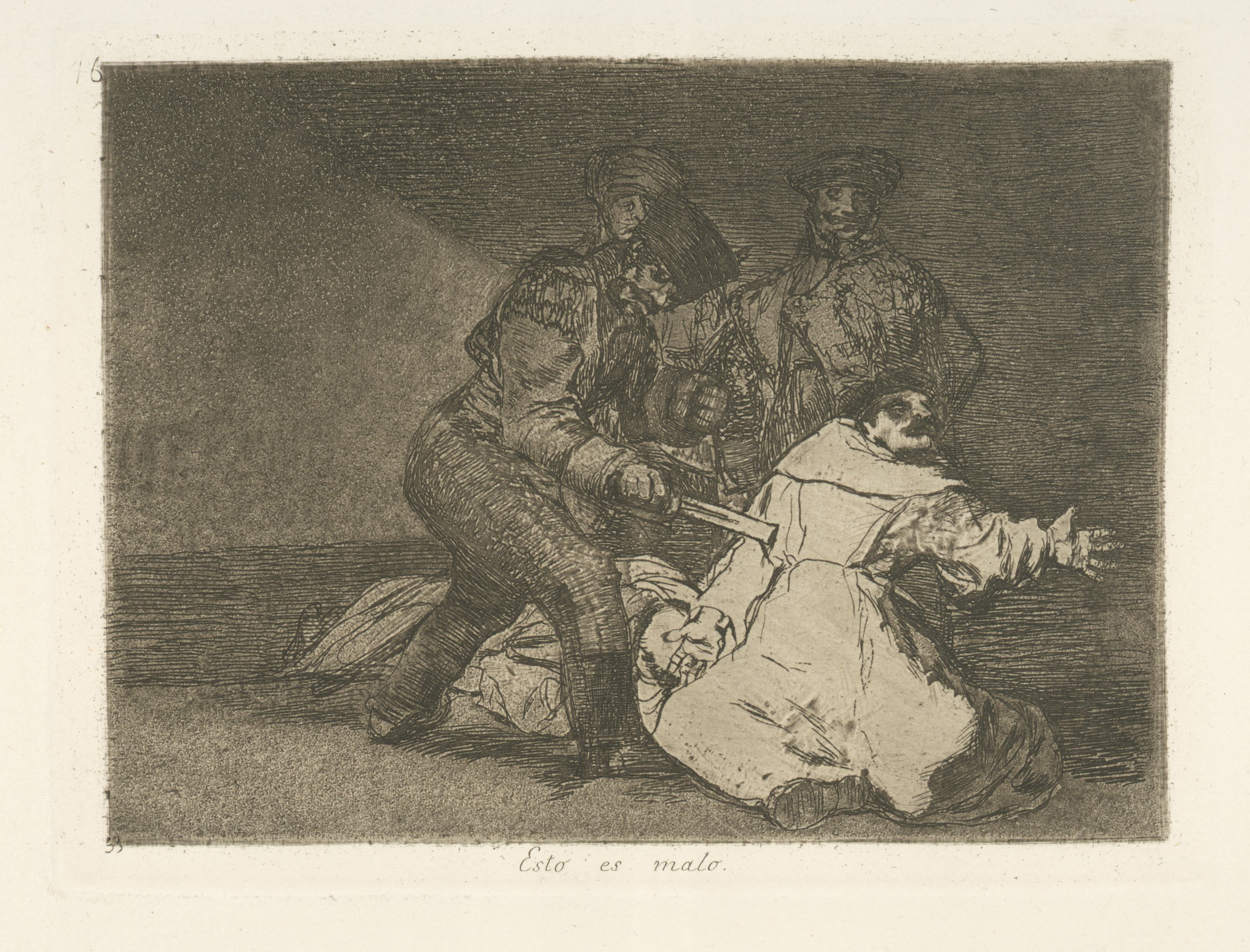 《这很糟糕》（This is bad）｜弗朗西斯科·戈雅 Francisco de Goya｜1863