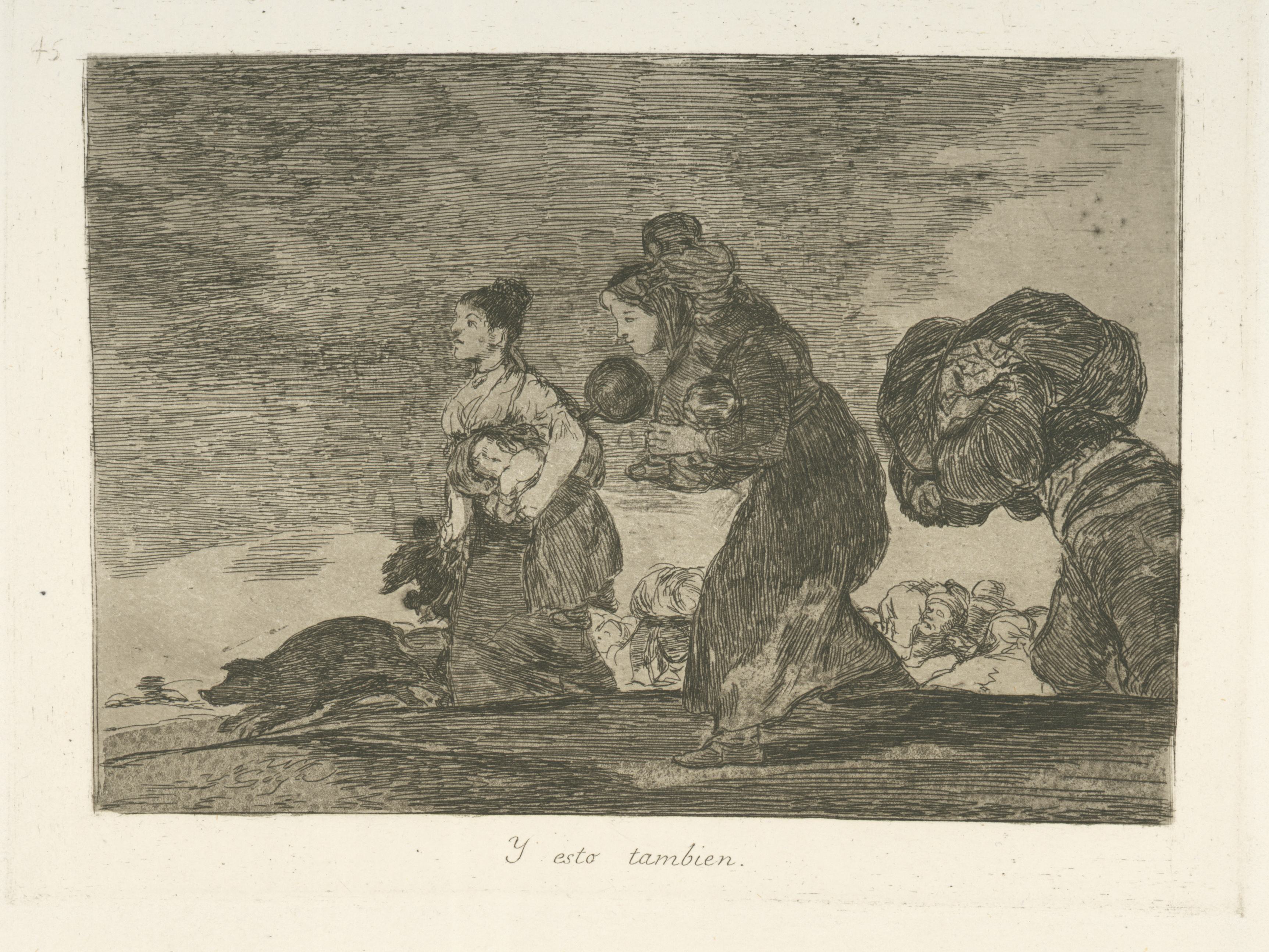 《还有这个》（And this too）｜弗朗西斯科·戈雅 Francisco de Goya｜1863