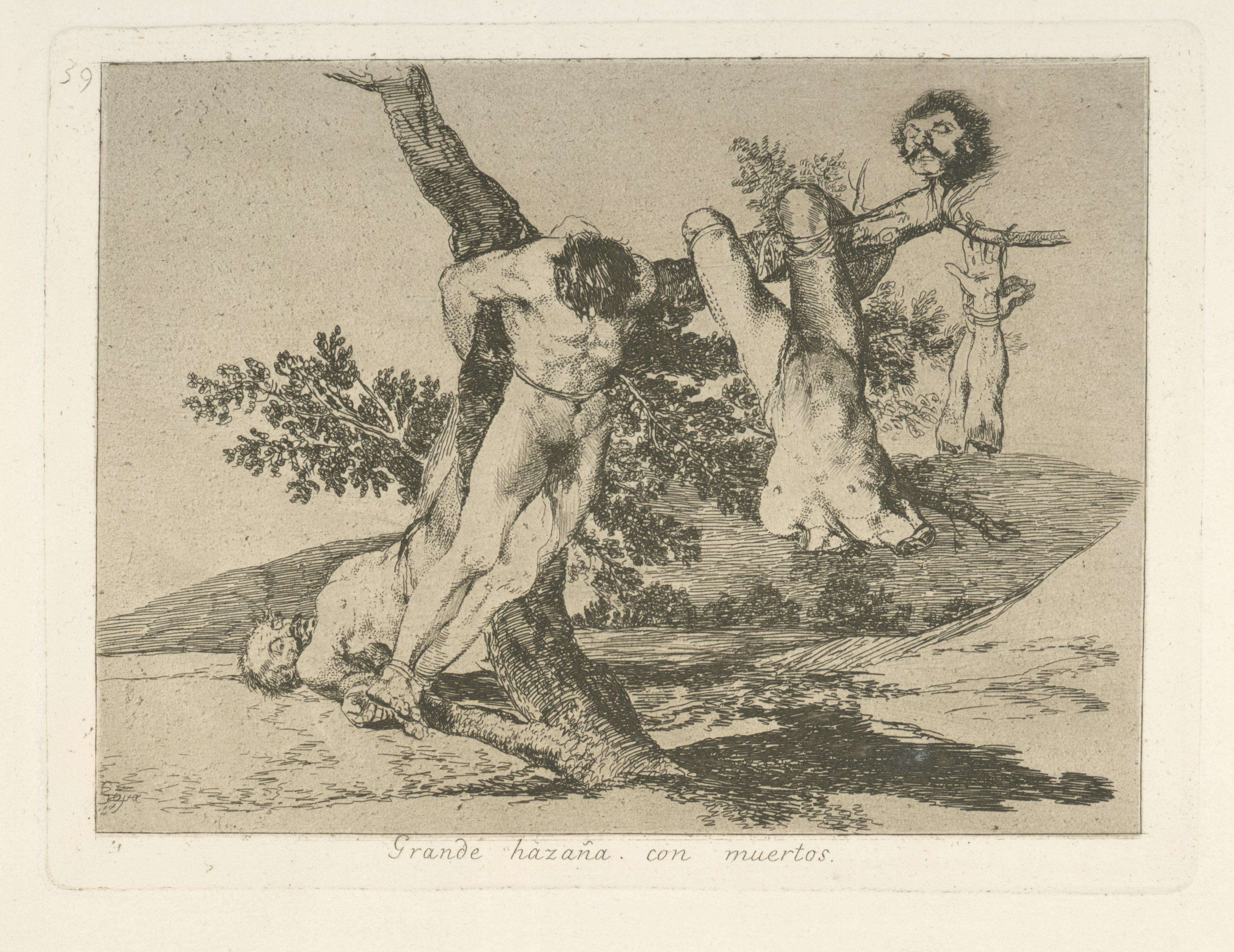 《与死者的伟大壮举》（Great feat with dead）｜弗朗西斯科·戈雅 Francisco de Goya｜1863
