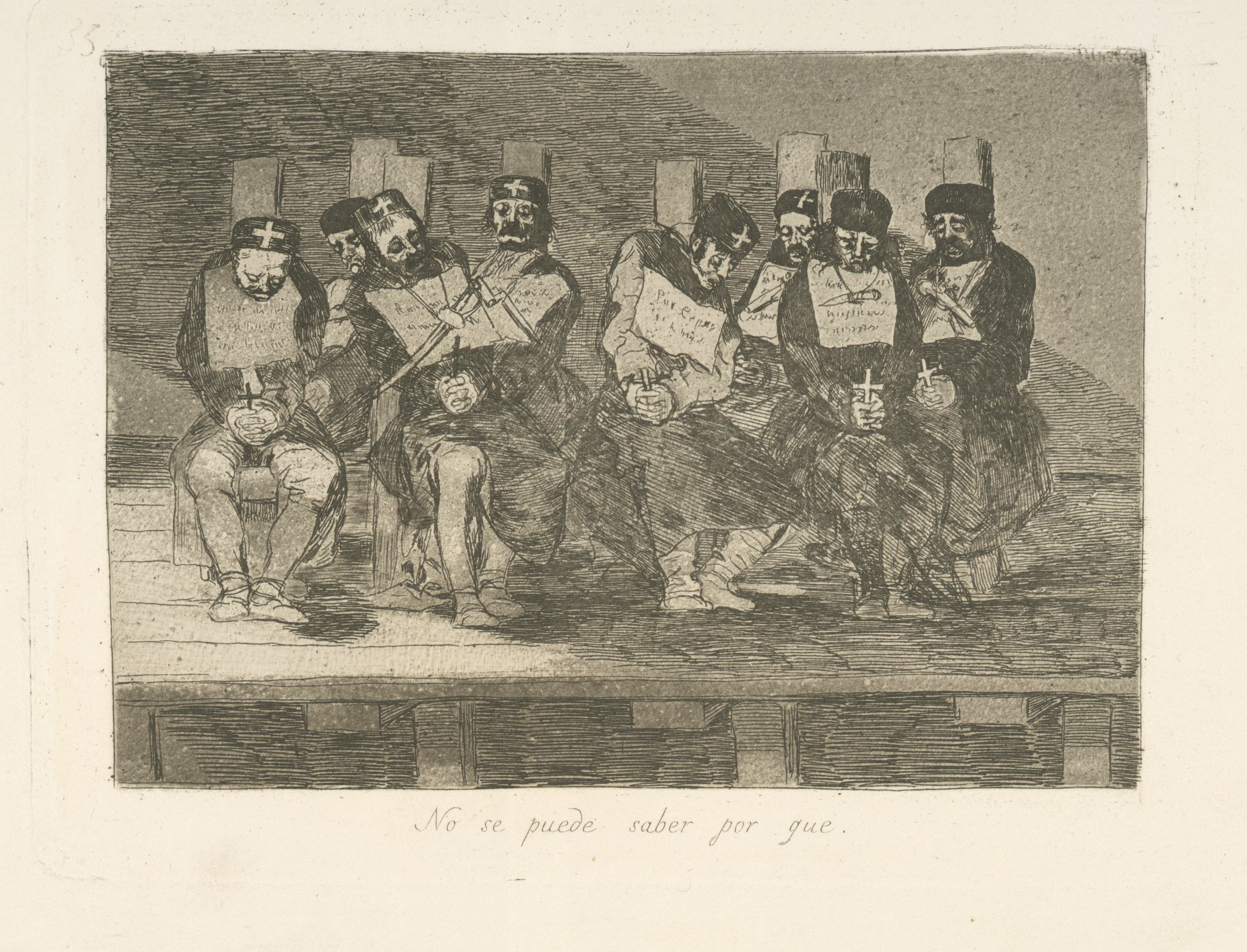 《不知道为什么》（Can't know why）｜弗朗西斯科·戈雅 Francisco de Goya｜1863