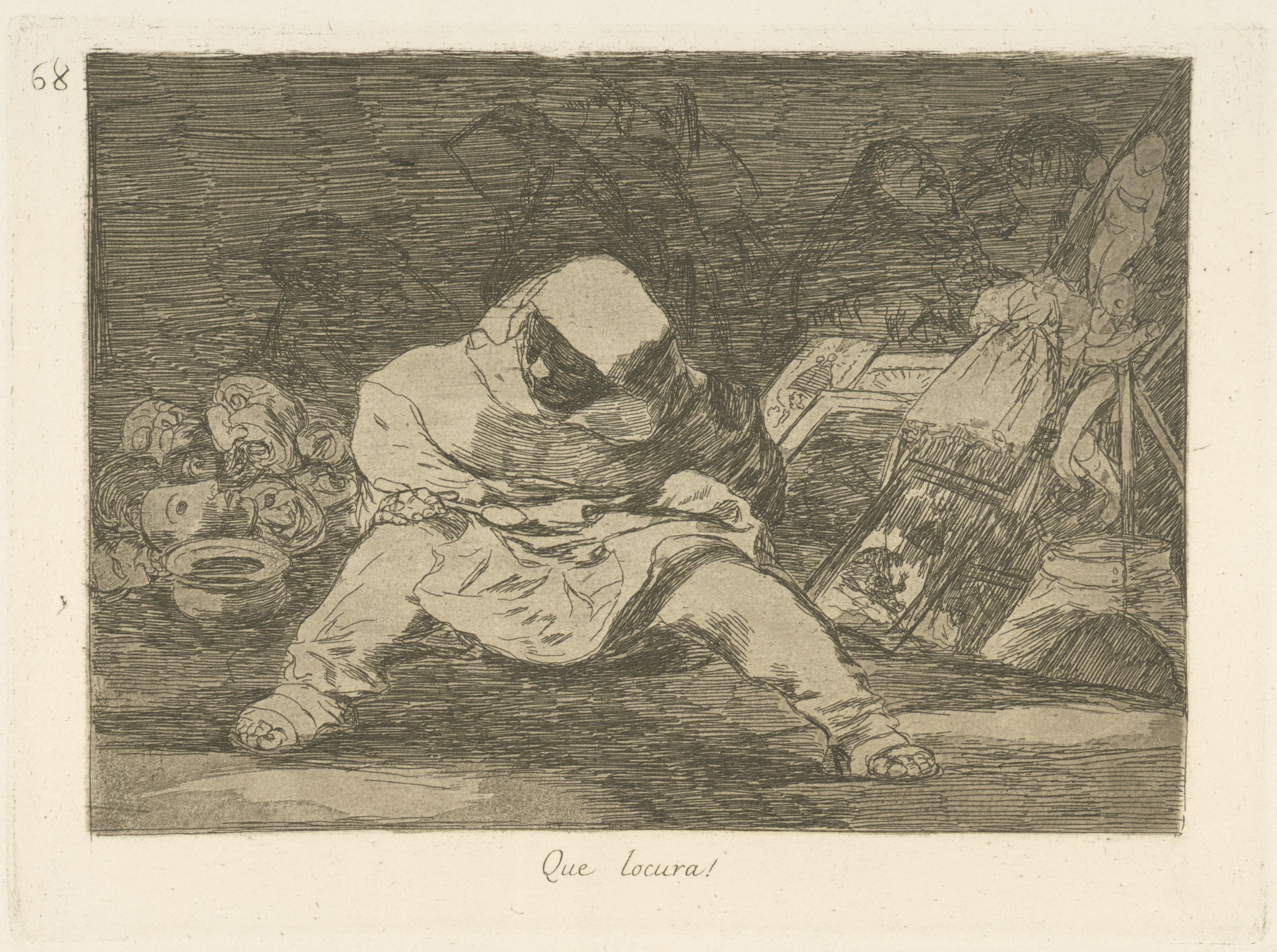 《还需要做什么——》（What needs to be done more-）｜弗朗西斯科·戈雅 Francisco de Goya｜1863