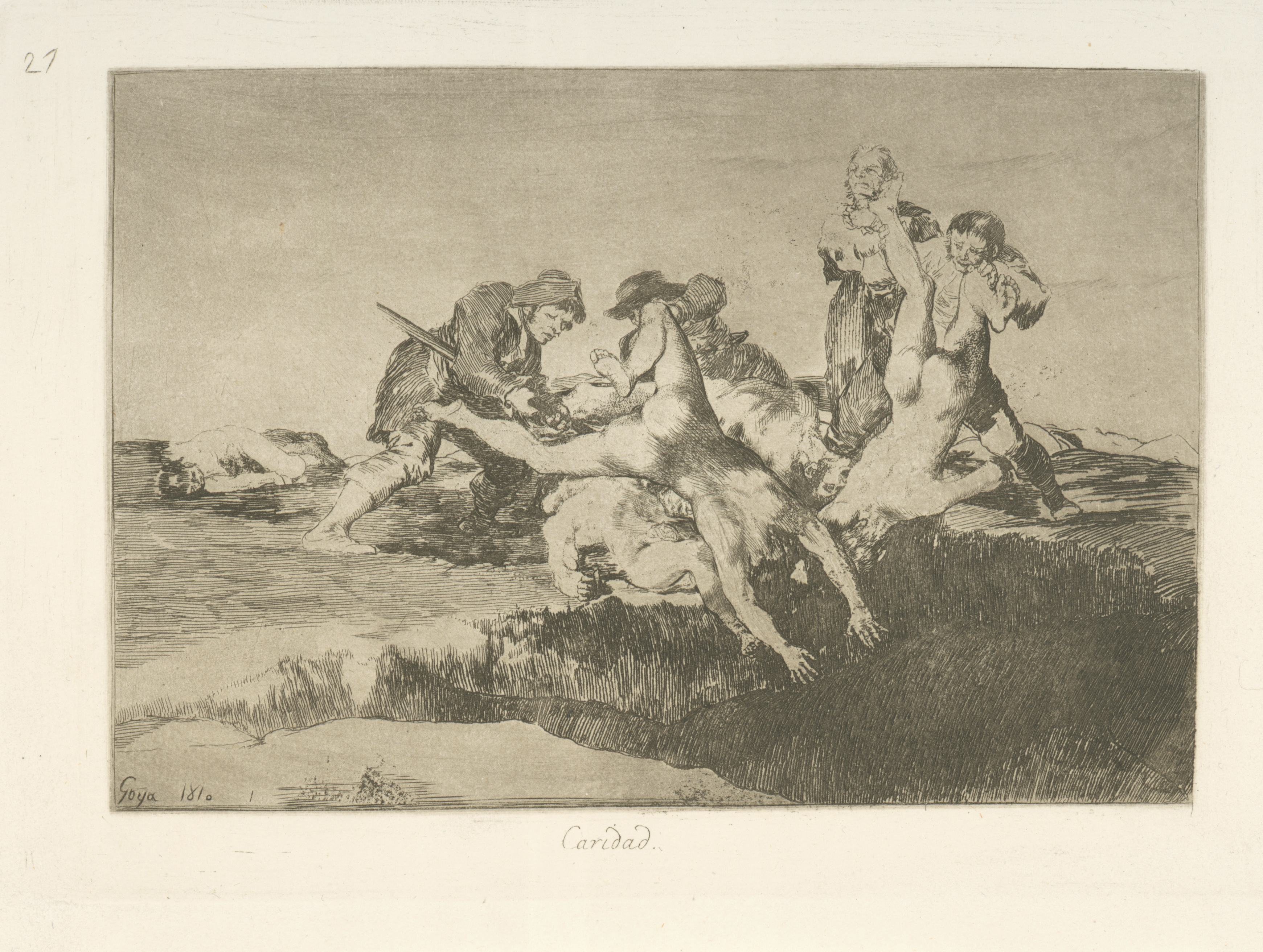 《慈善事业》（Charity）｜弗朗西斯科·戈雅 Francisco de Goya｜1863