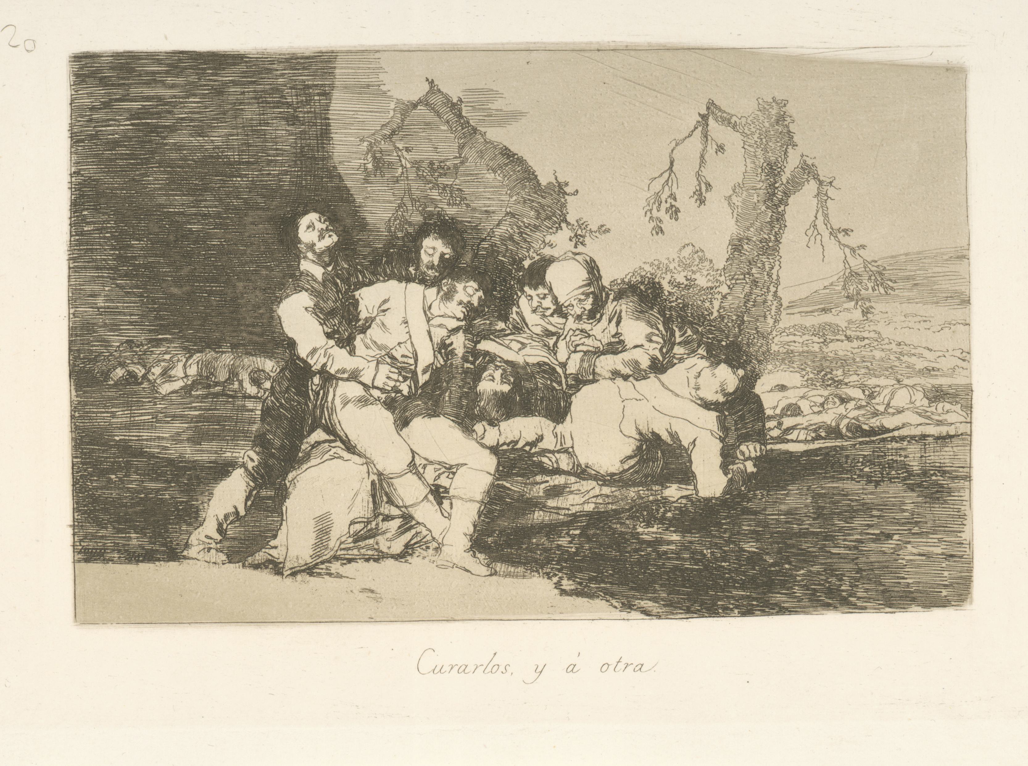 《治愈他们，还有另一个》（Cure them, and another）｜弗朗西斯科·戈雅 Francisco de Goya｜1863