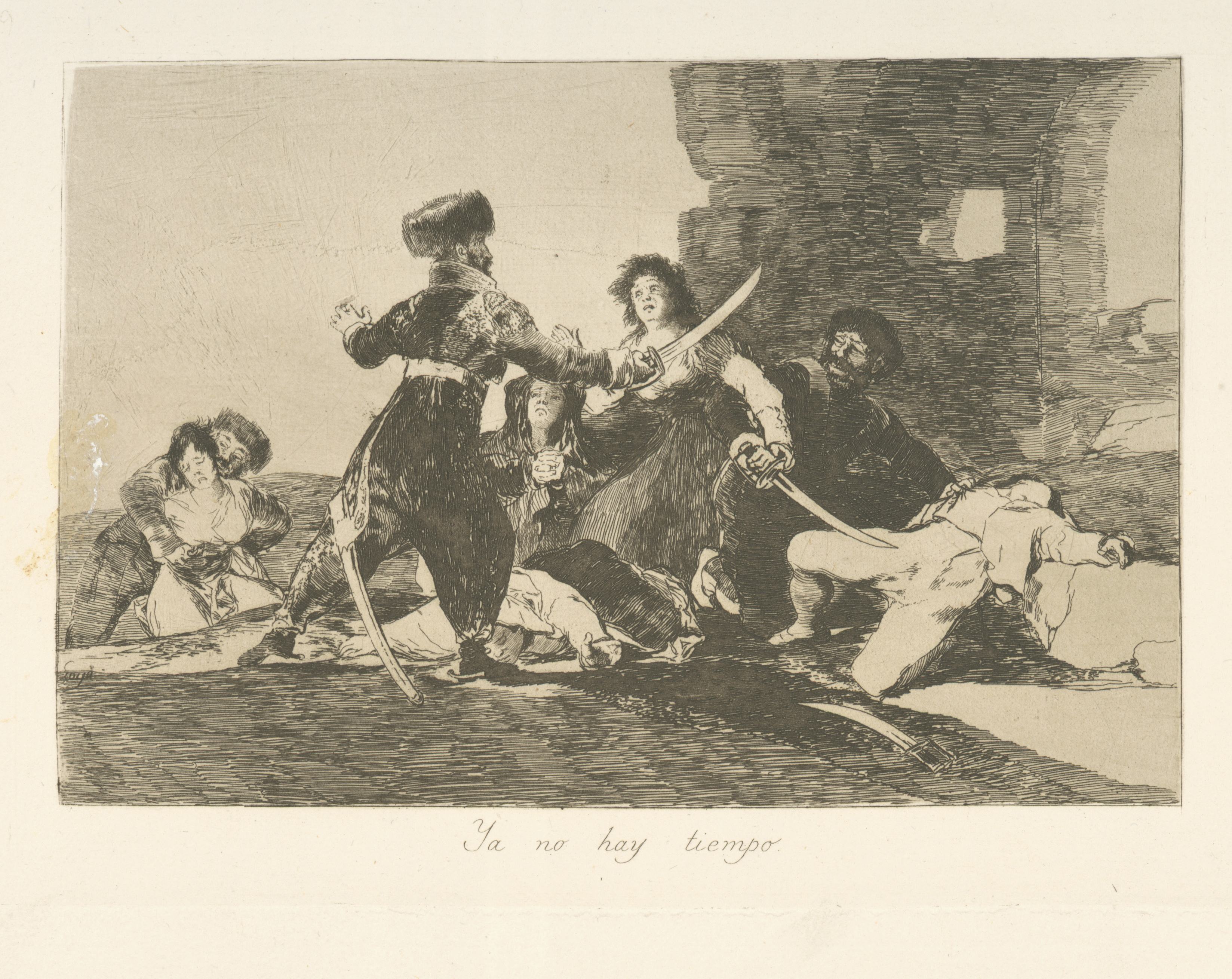 《没有时间了》（There is no time anymore）｜弗朗西斯科·戈雅 Francisco de Goya｜1863