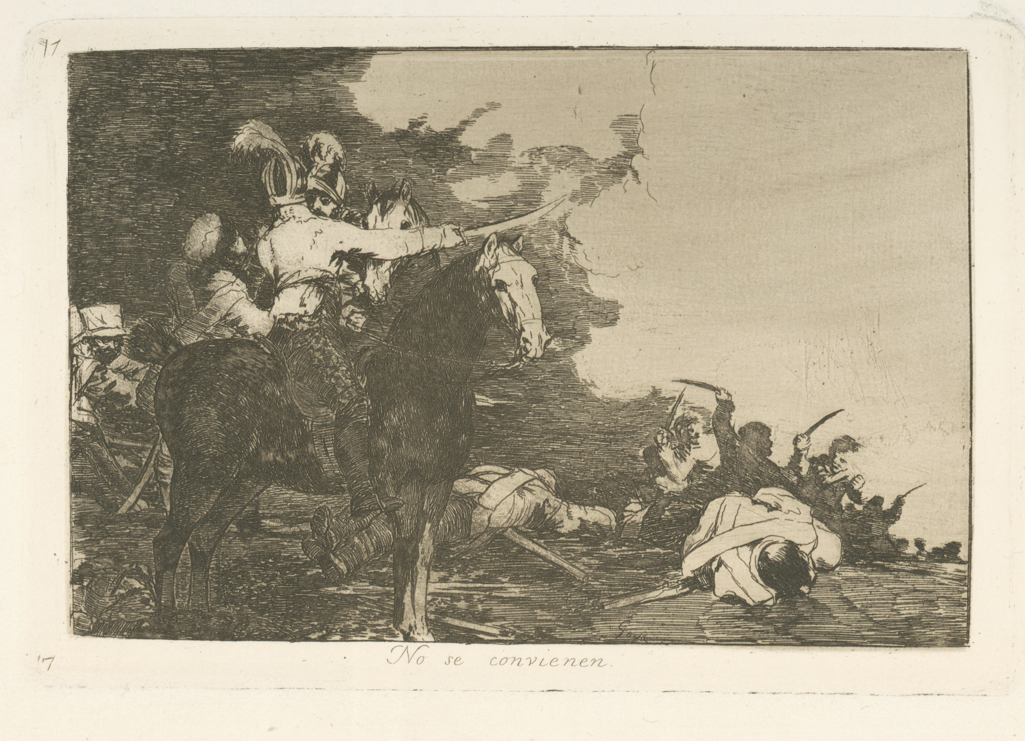 《他们不同意》（They don't agree）｜弗朗西斯科·戈雅 Francisco de Goya｜1863