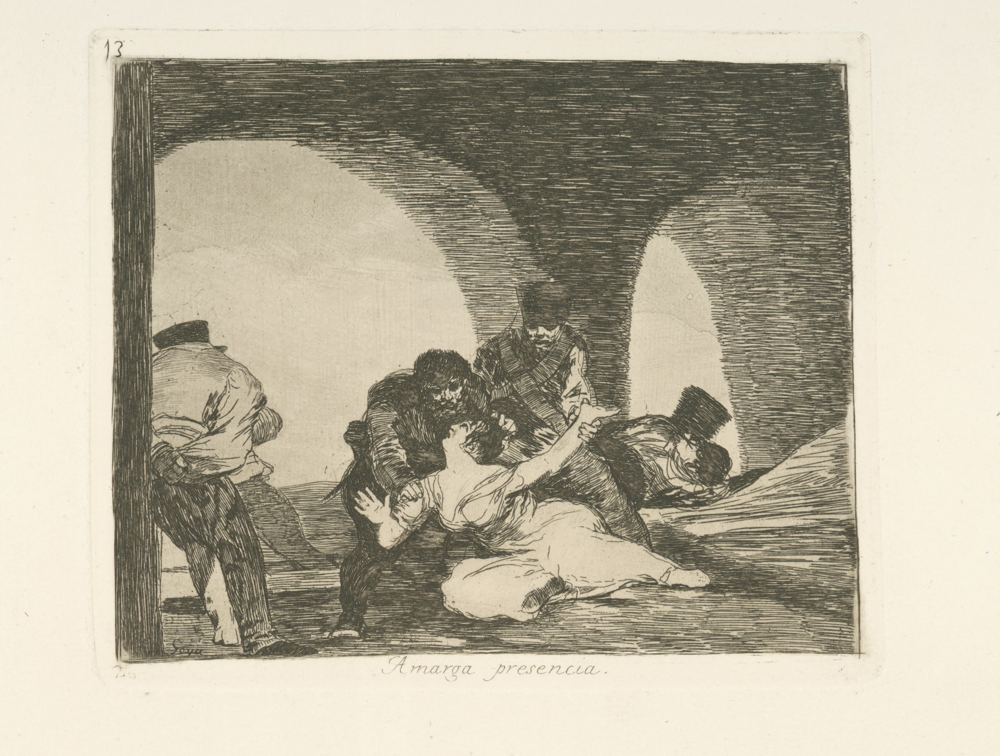 《苦涩的存在》（bitter presence）｜弗朗西斯科·戈雅 Francisco de Goya｜1863