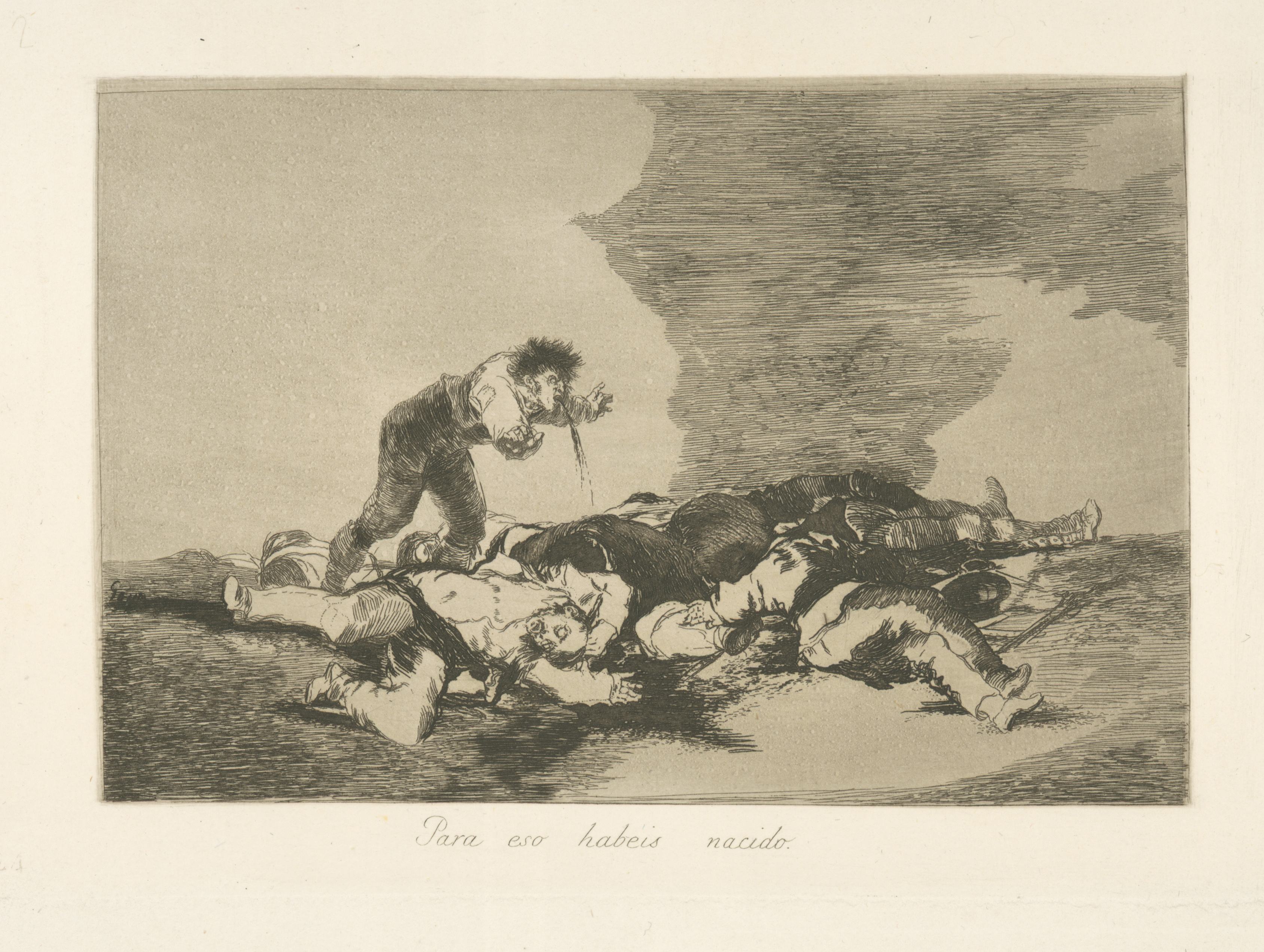 《这就是你生来的目的》（That's what you were born for）｜弗朗西斯科·戈雅 Francisco de Goya｜1863