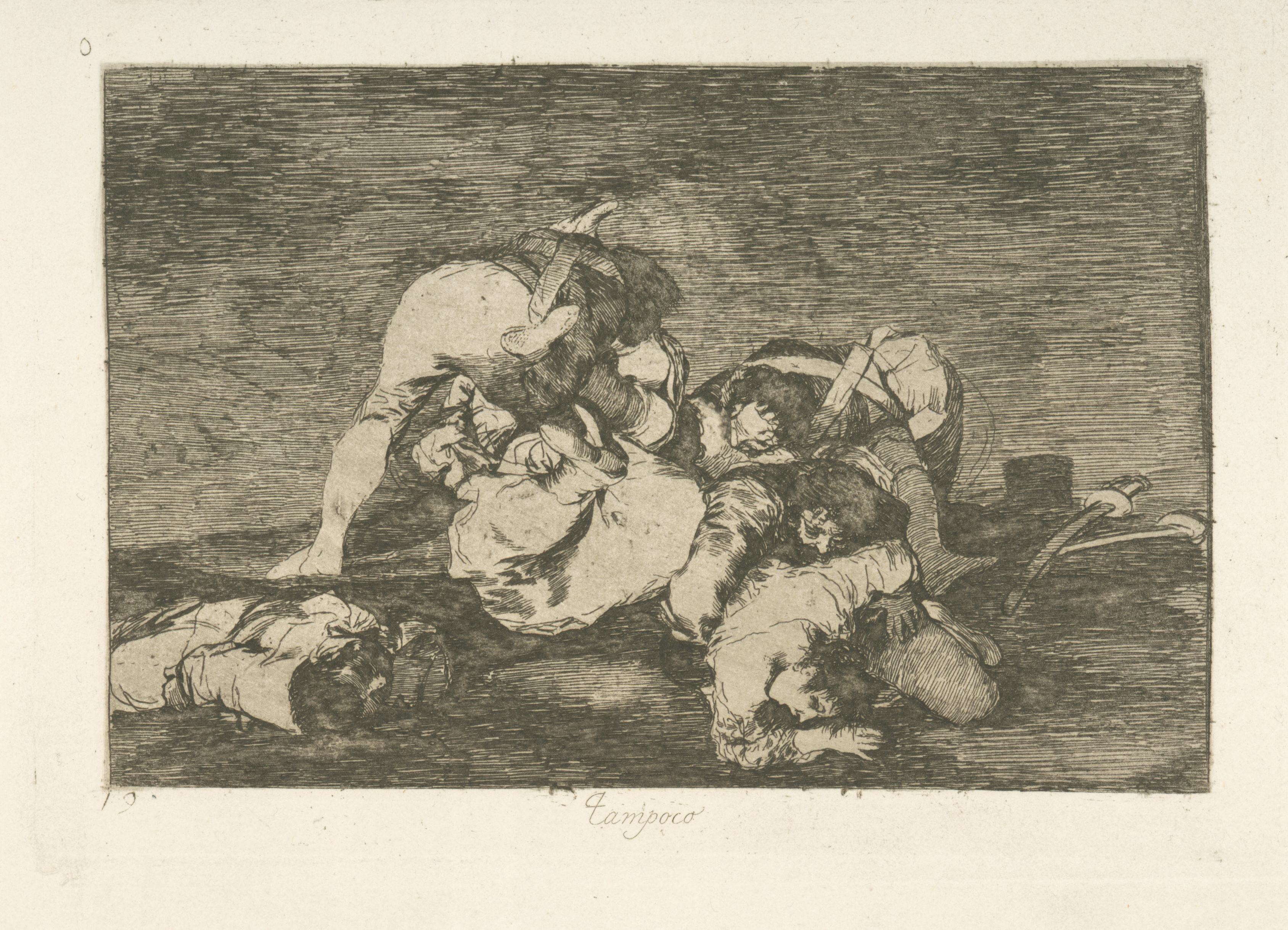《两者都不》（Neither）｜弗朗西斯科·戈雅 Francisco de Goya｜1863
