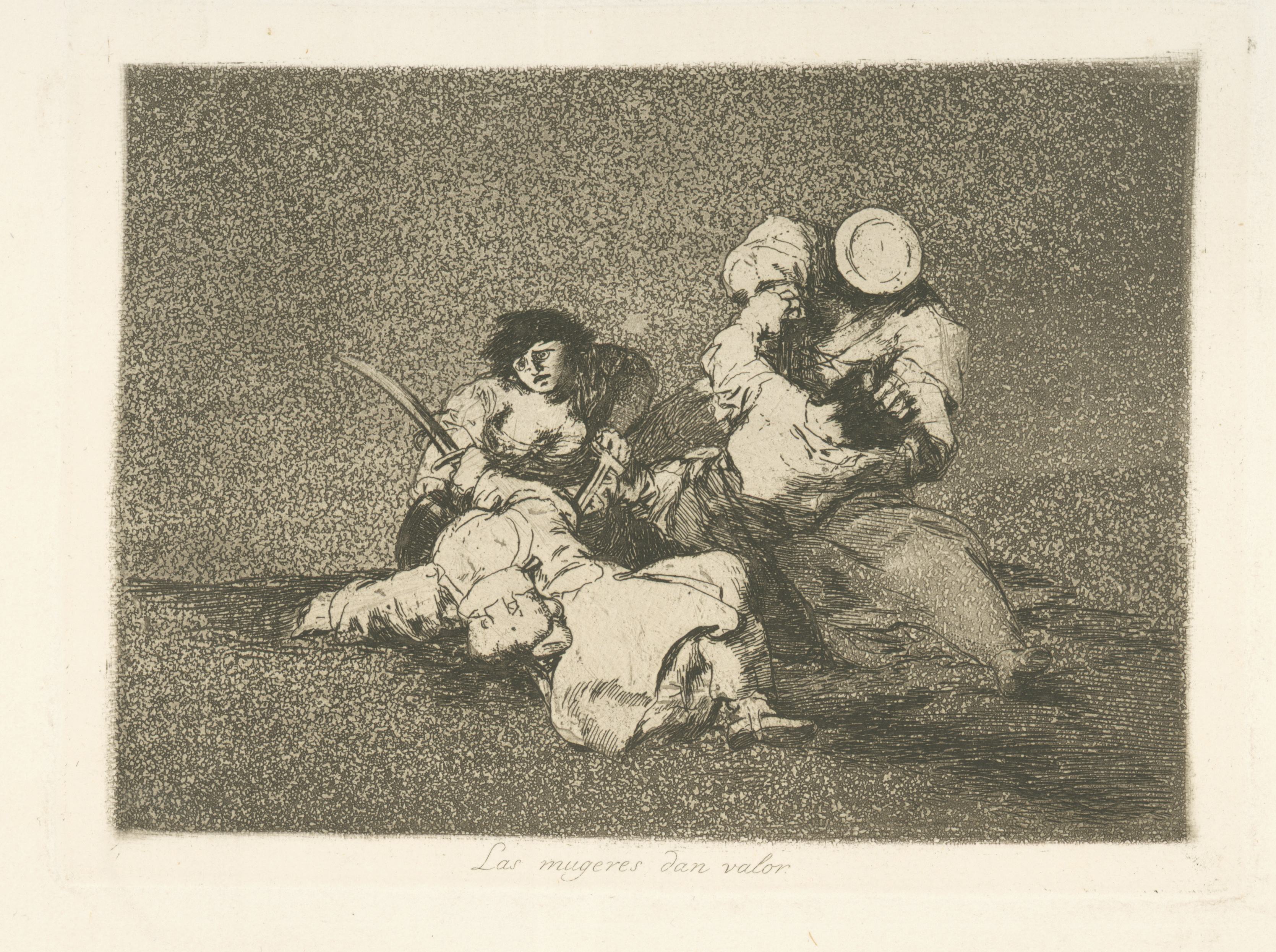 《女性赋予价值》（Women give value）｜弗朗西斯科·戈雅 Francisco de Goya｜1863