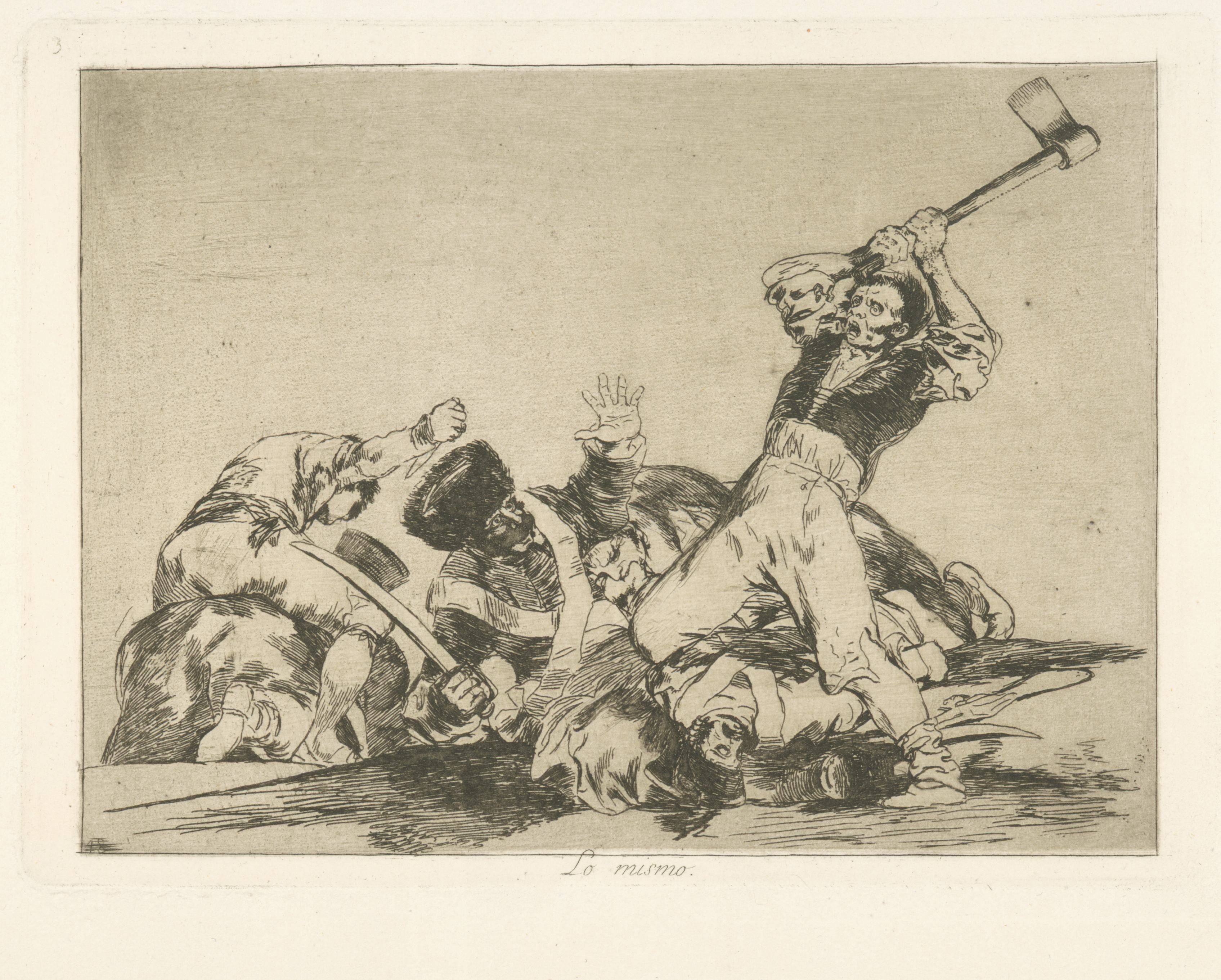 《相同》（The same）｜弗朗西斯科·戈雅 Francisco de Goya｜1863