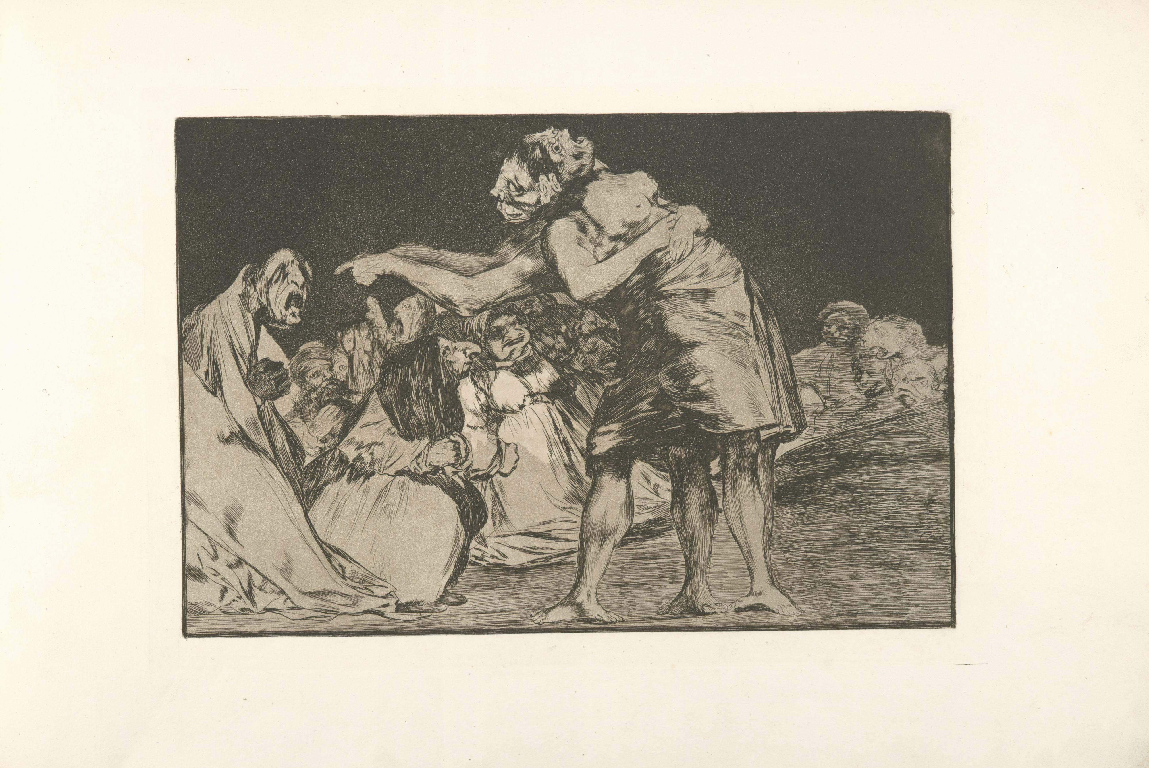 《异性婚姻》（Disparate matrimonial）｜弗朗西斯科·戈雅 Francisco de Goya｜1864