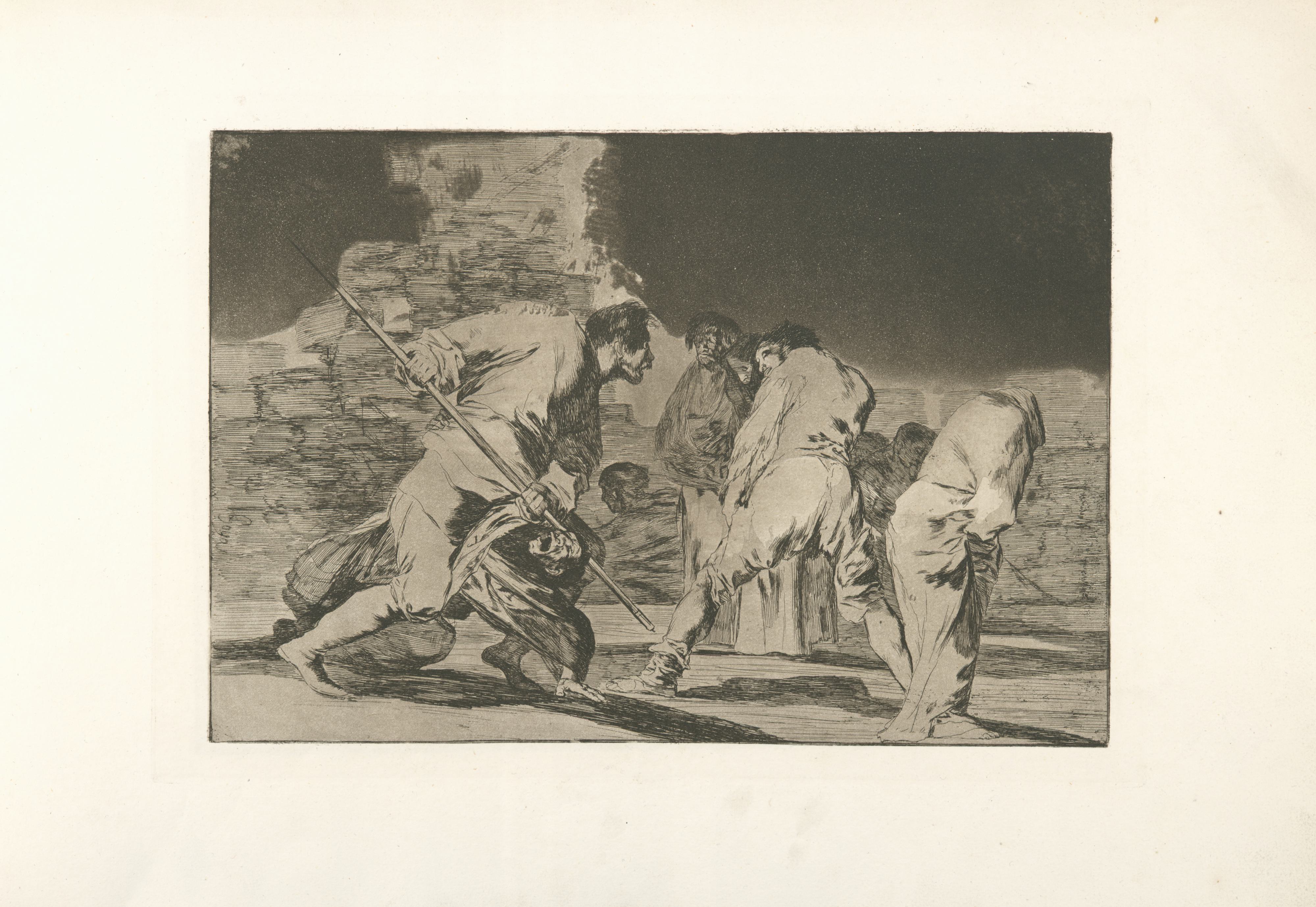 《愤怒的胡言乱语》（Furious nonsense）｜弗朗西斯科·戈雅 Francisco de Goya｜1864