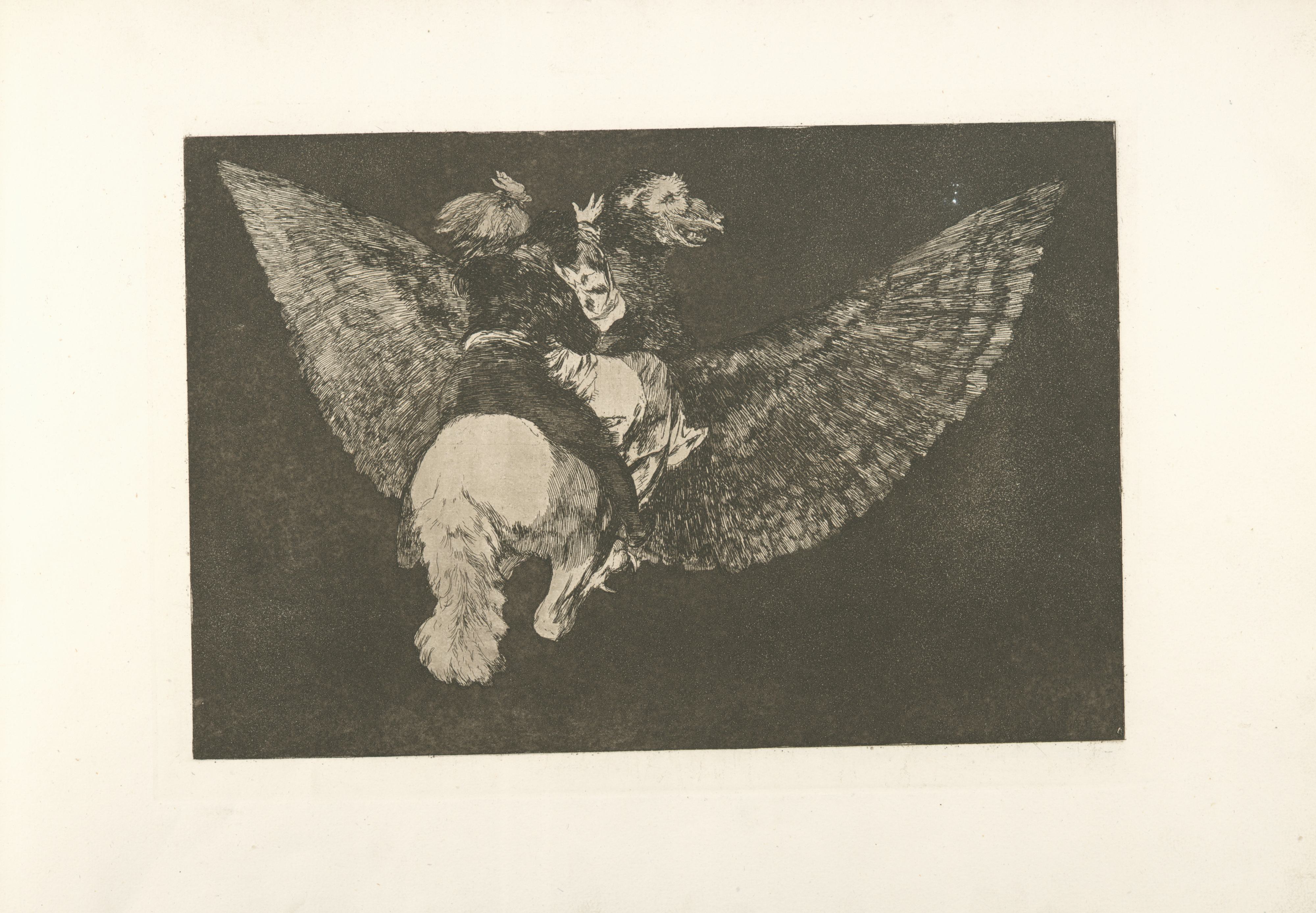 《飞天胡言》（Flying nonsense）｜弗朗西斯科·戈雅 Francisco de Goya｜1864
