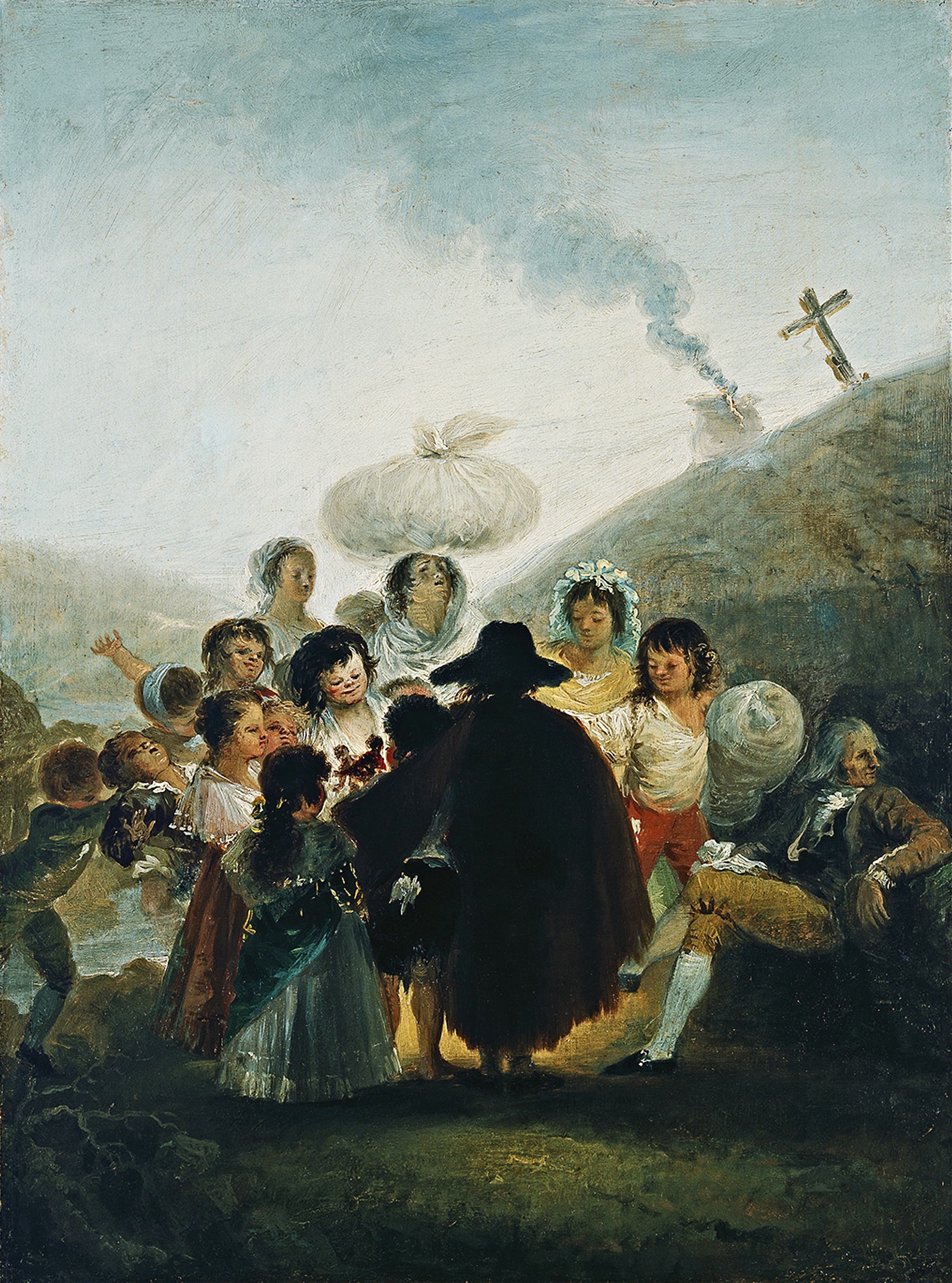 《傀儡商人》（The Puppet Merchant）｜弗朗西斯科·戈雅 Francisco de Goya｜不明