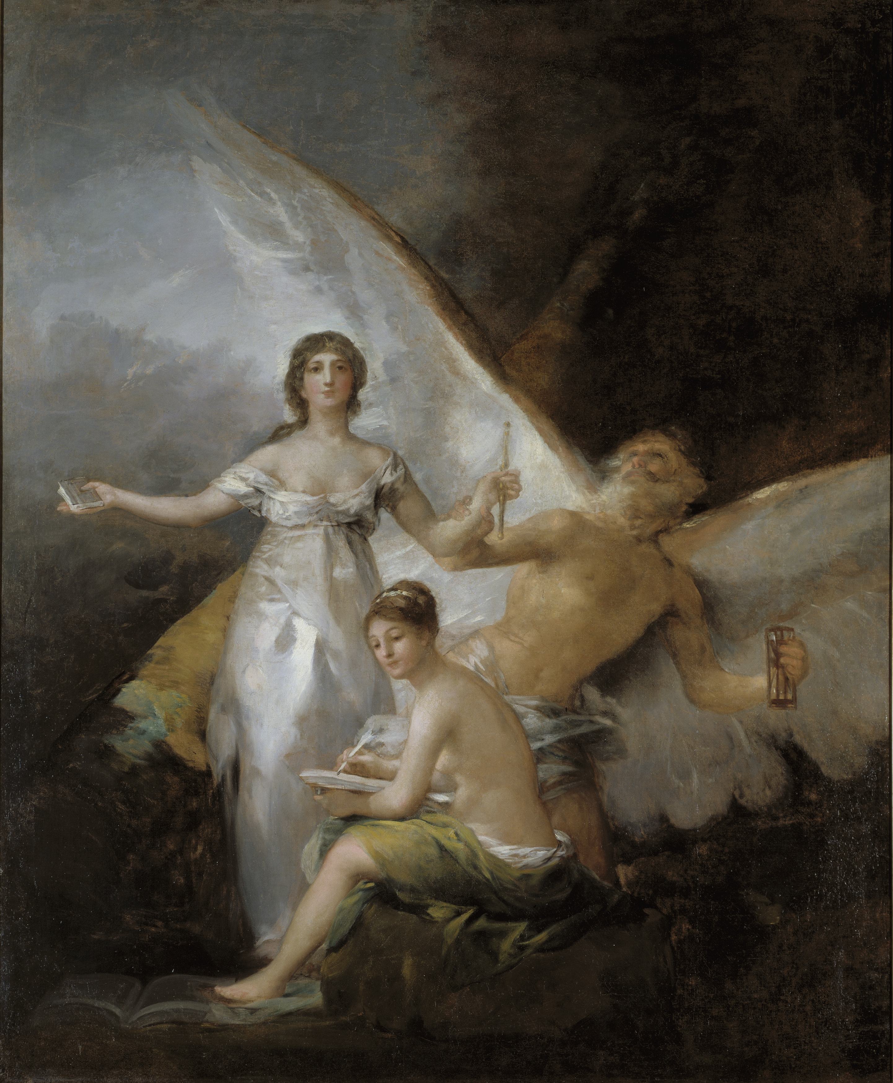 《真理、时间和历史》（Truth, Time and History）｜弗朗西斯科·戈雅 Francisco de Goya｜不明