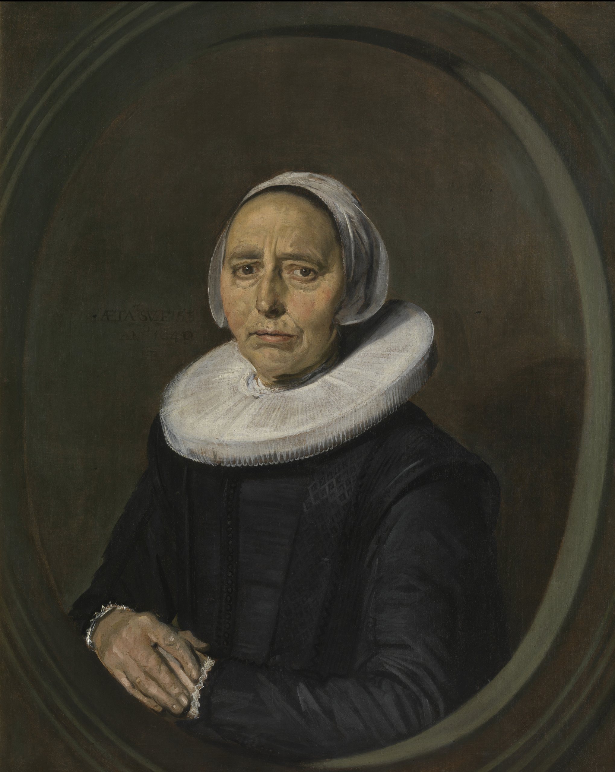 《一个女人的肖像》（Portrait of a Woman）｜弗兰斯·哈尔斯 Frans Hals｜1640