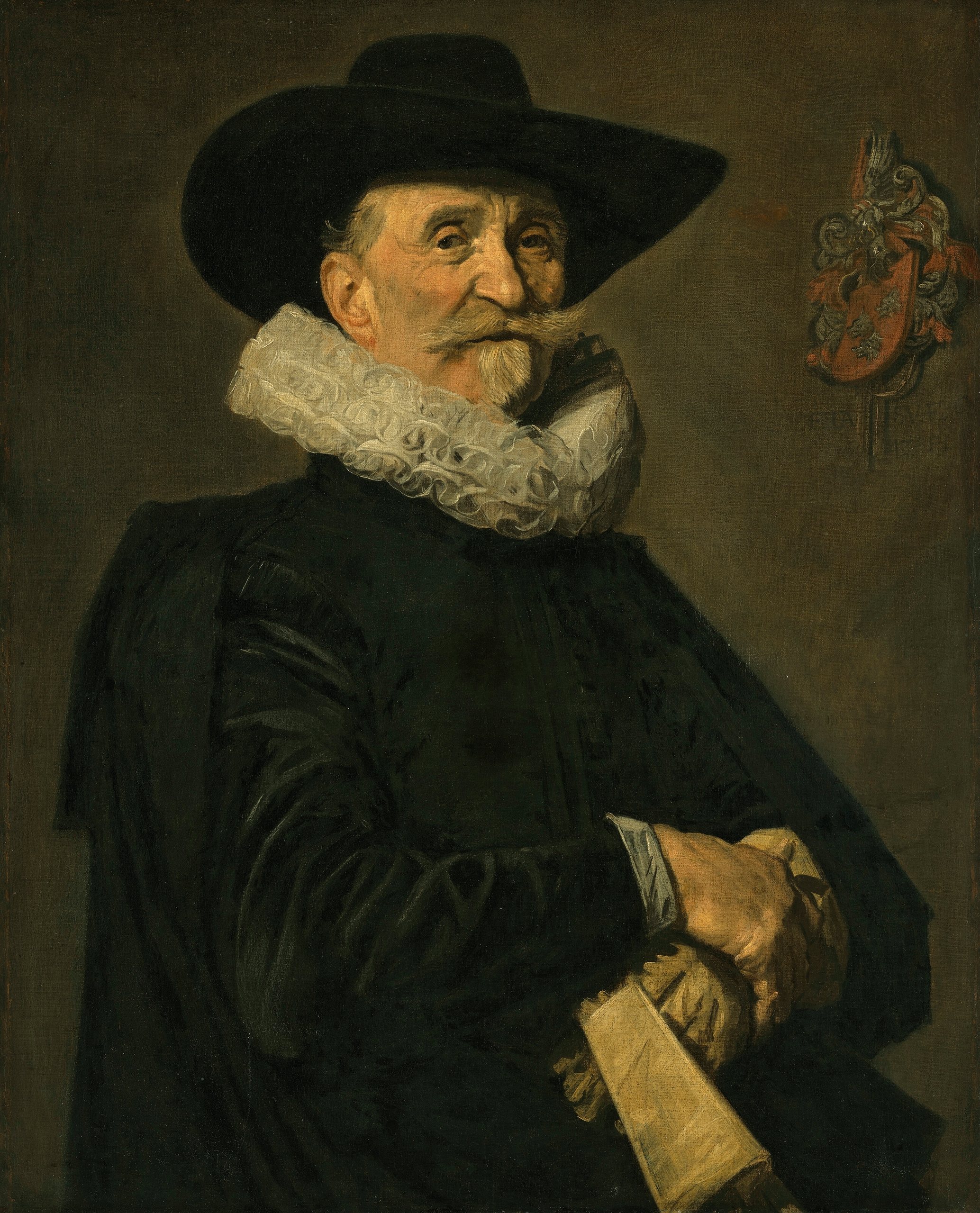 《德沃尔夫家族一位绅士的肖像，可能是乔斯特德沃尔夫》（Portrait of a gentleman of the de Wolff family, possibly Joost de Wolff）｜弗兰斯·哈尔斯 Frans Hals｜不明