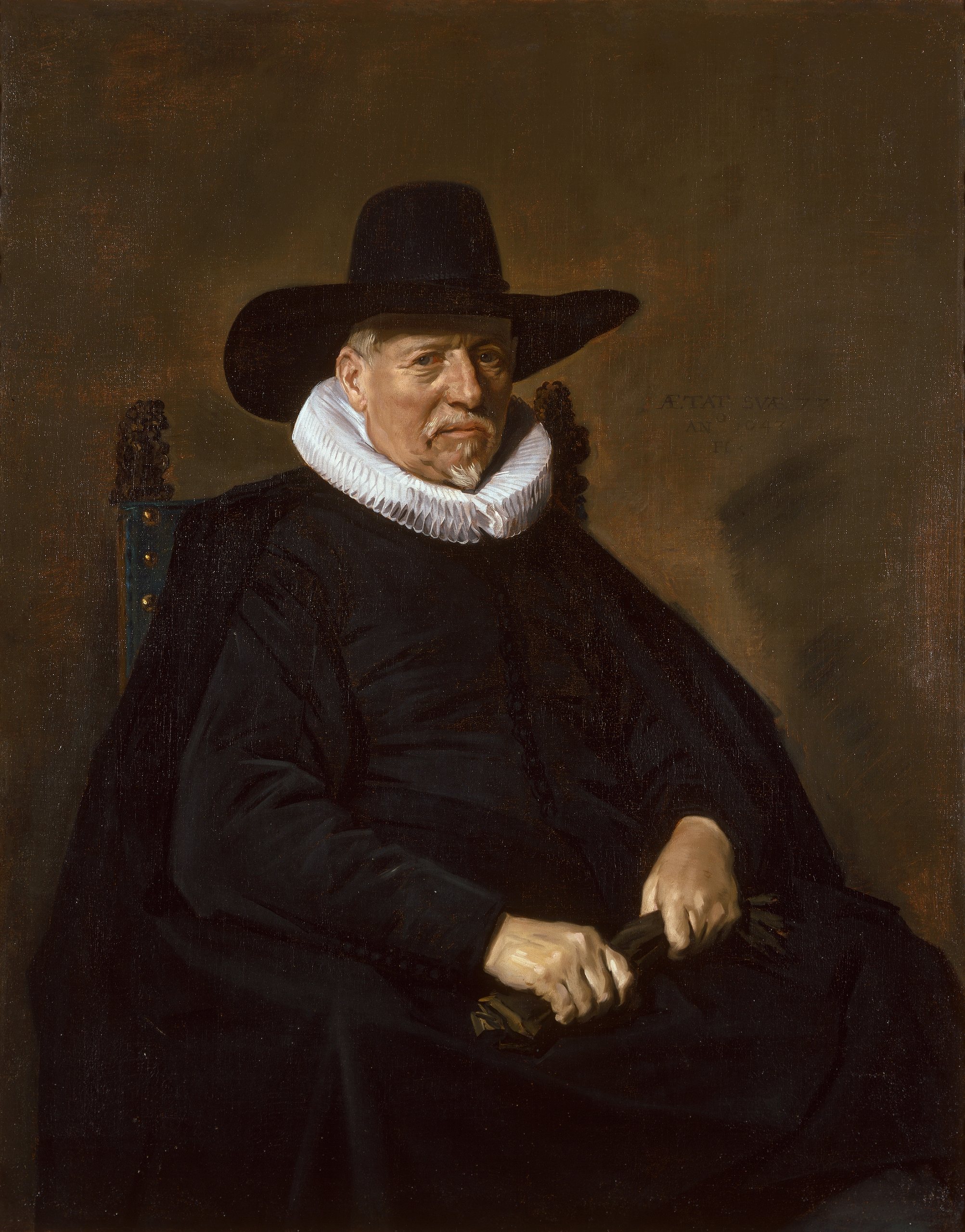 《一位老人的肖像，传统上称为Heer Bodolphe》（Portrait of an Elderly Man, traditionally called Heer Bodolphe）｜弗兰斯·哈尔斯 Frans Hals｜1643