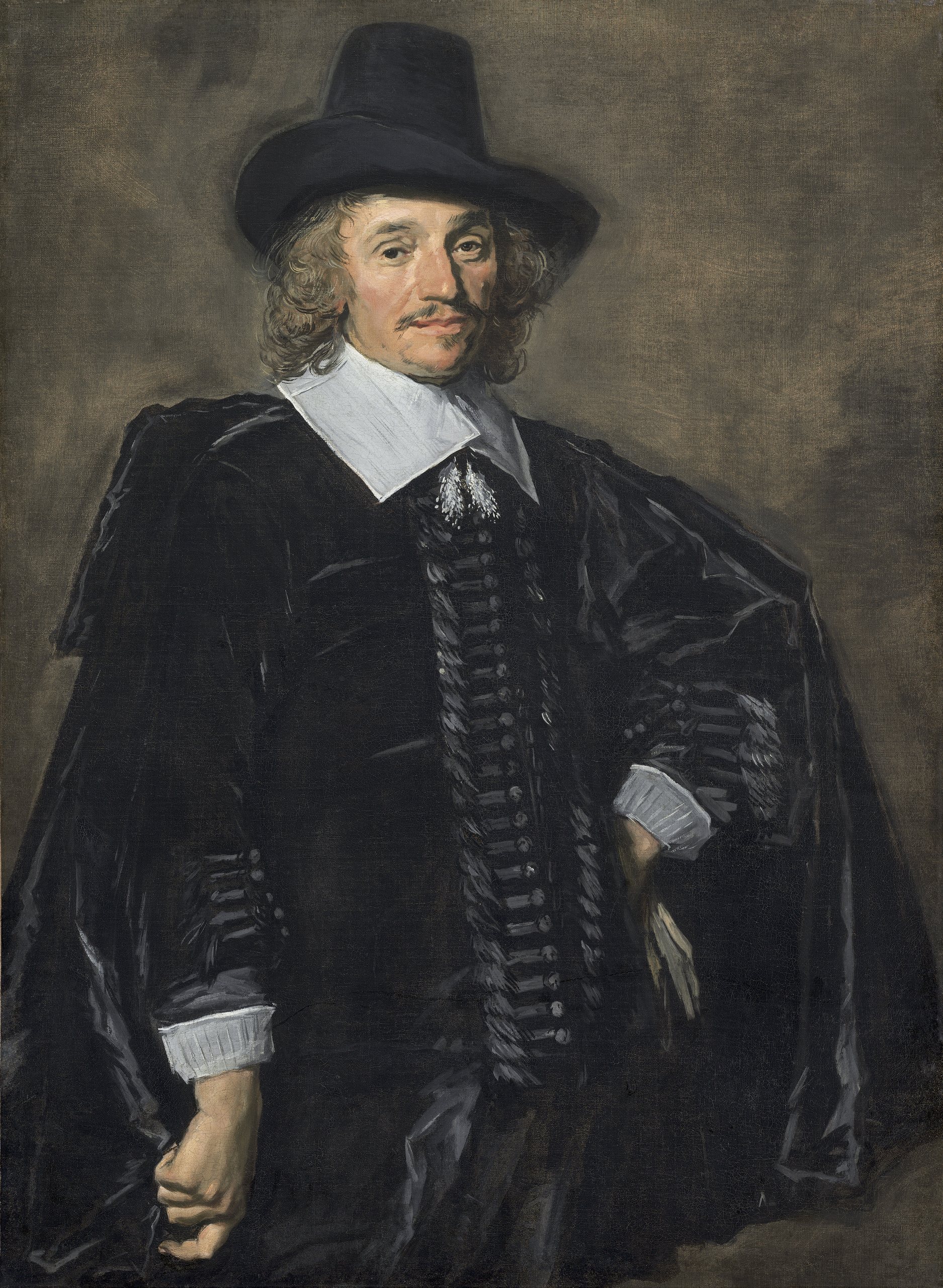 《绅士肖像》（Portrait of a Gentleman）｜弗兰斯·哈尔斯 Frans Hals｜1650-1652