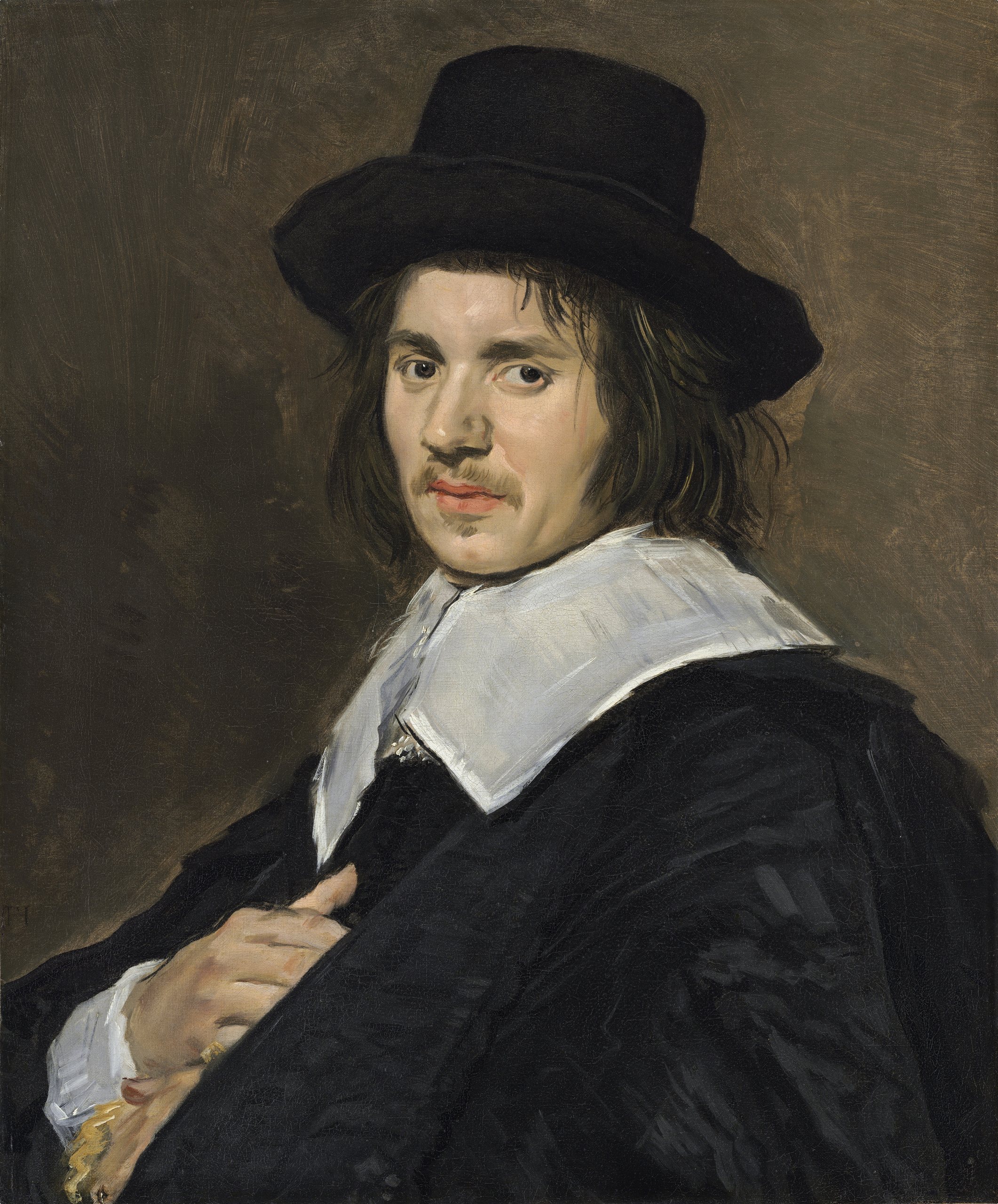 《一个男人的肖像》（Portrait of a Man）｜弗兰斯·哈尔斯 Frans Hals｜1648-1650