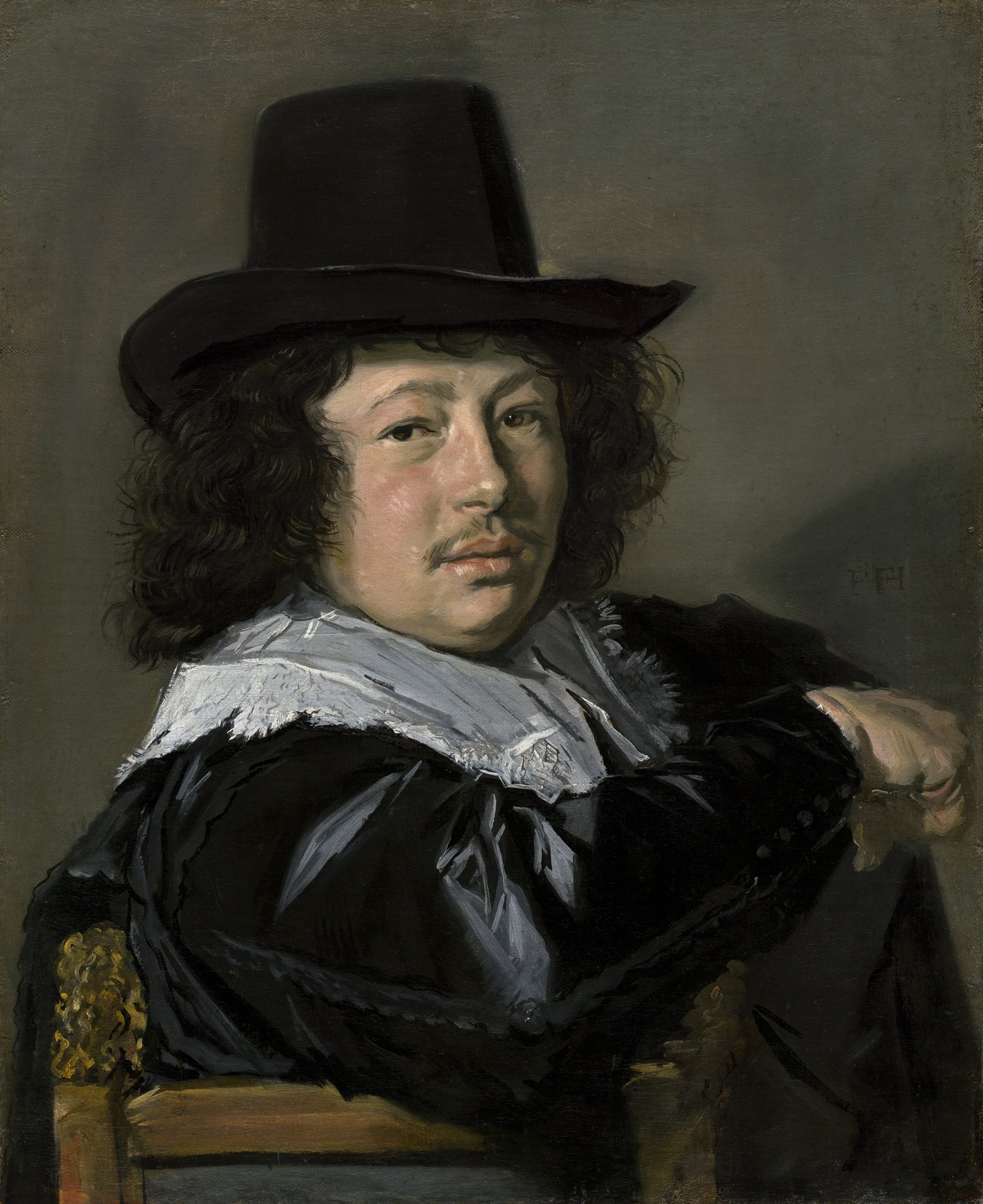 《一个年轻人的肖像》（Portrait of a Young Man）｜弗兰斯·哈尔斯 Frans Hals｜1646-1648