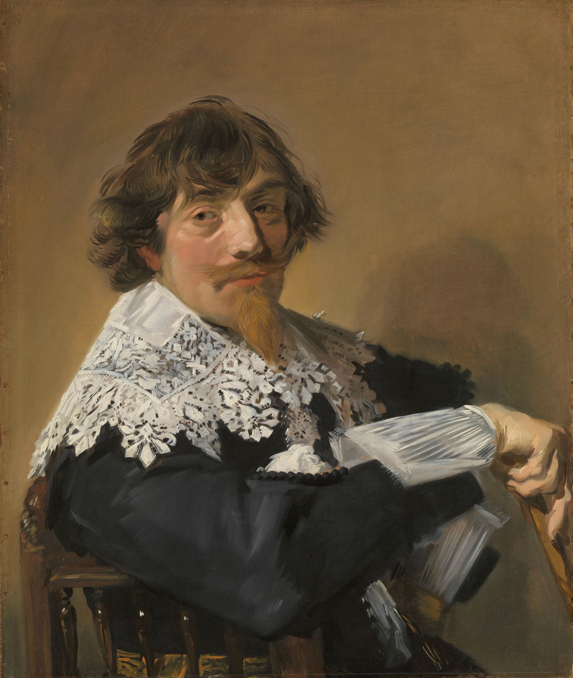 《一个男人的肖像》（Portrait of a Man）｜弗兰斯·哈尔斯 Frans Hals｜约 1635