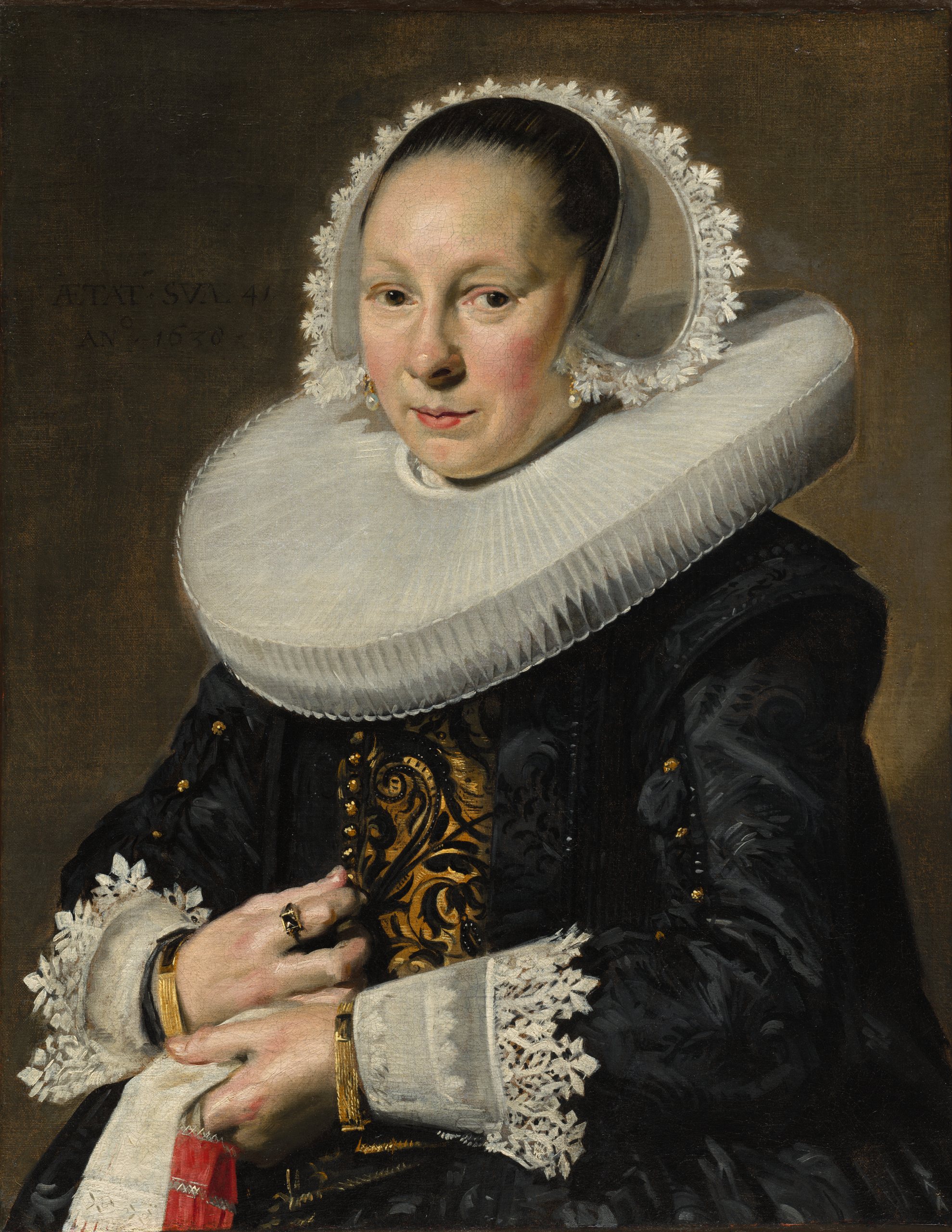 《女人肖像》，可能是 Aeltje Dircksdr。父亲》（Portrait of a Woman, probably Aeltje Dircksdr. Father）｜弗兰斯·哈尔斯 Frans Hals｜1638