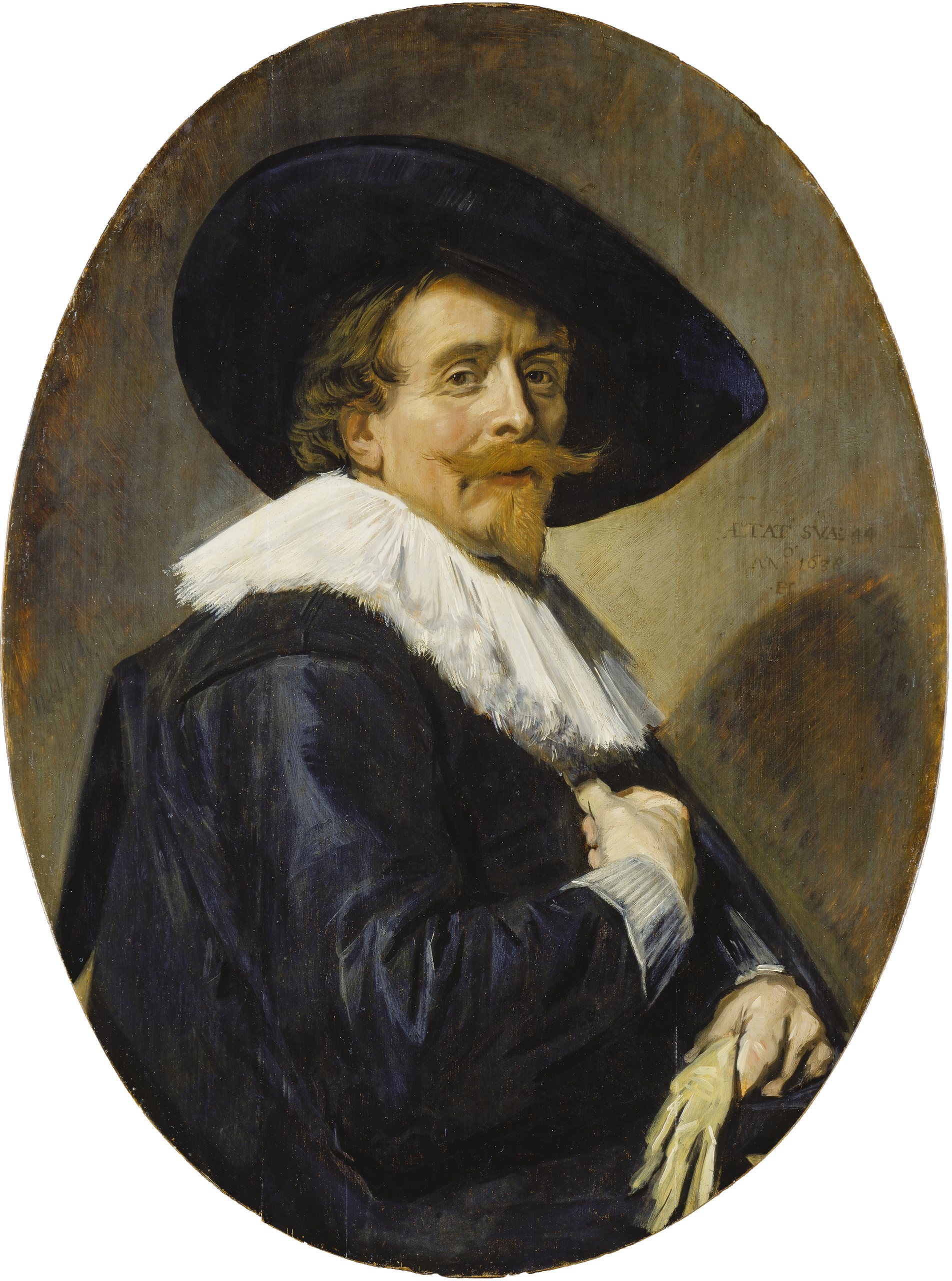 《一个男人的肖像》（Portrait of a Man）｜弗兰斯·哈尔斯 Frans Hals｜1638