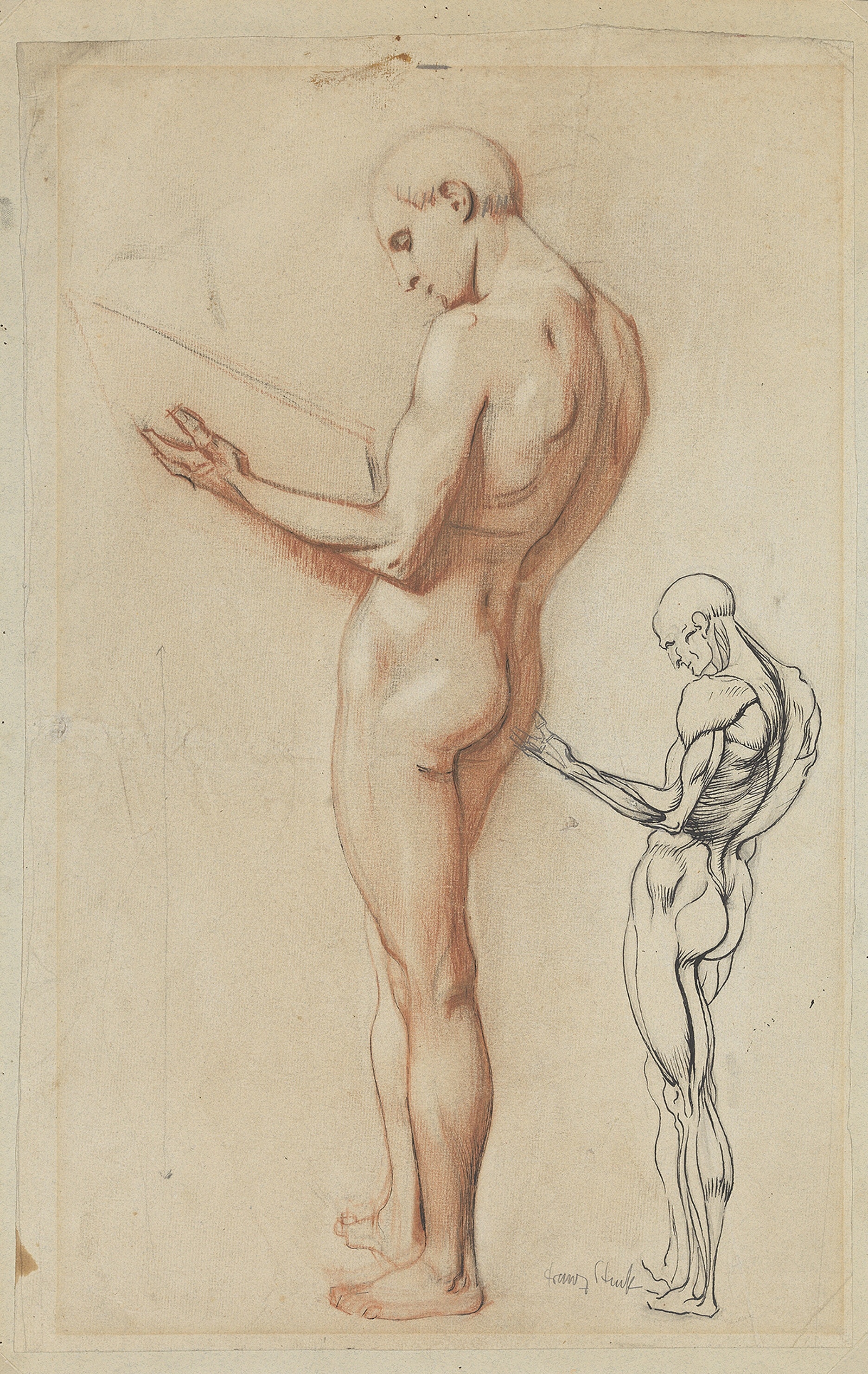 《《俄耳甫斯》习作》（Study for “Orpheus”）｜弗朗茨·冯·施图克｜约 1891