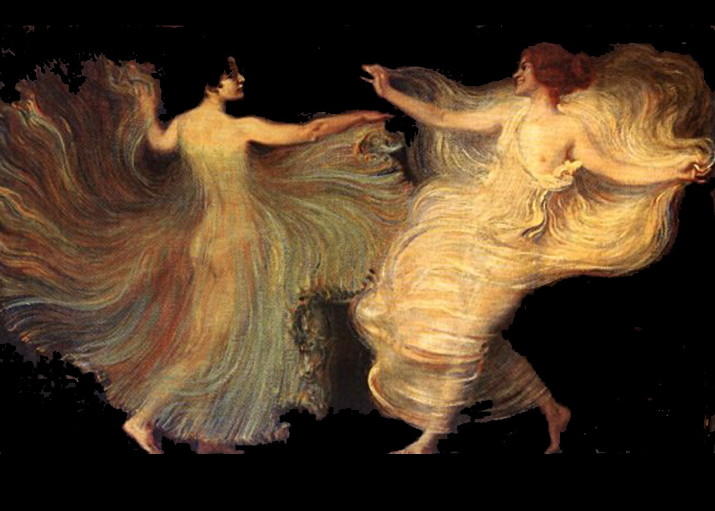 《舞者》（Dancers）｜弗朗茨·冯·施图克｜1896