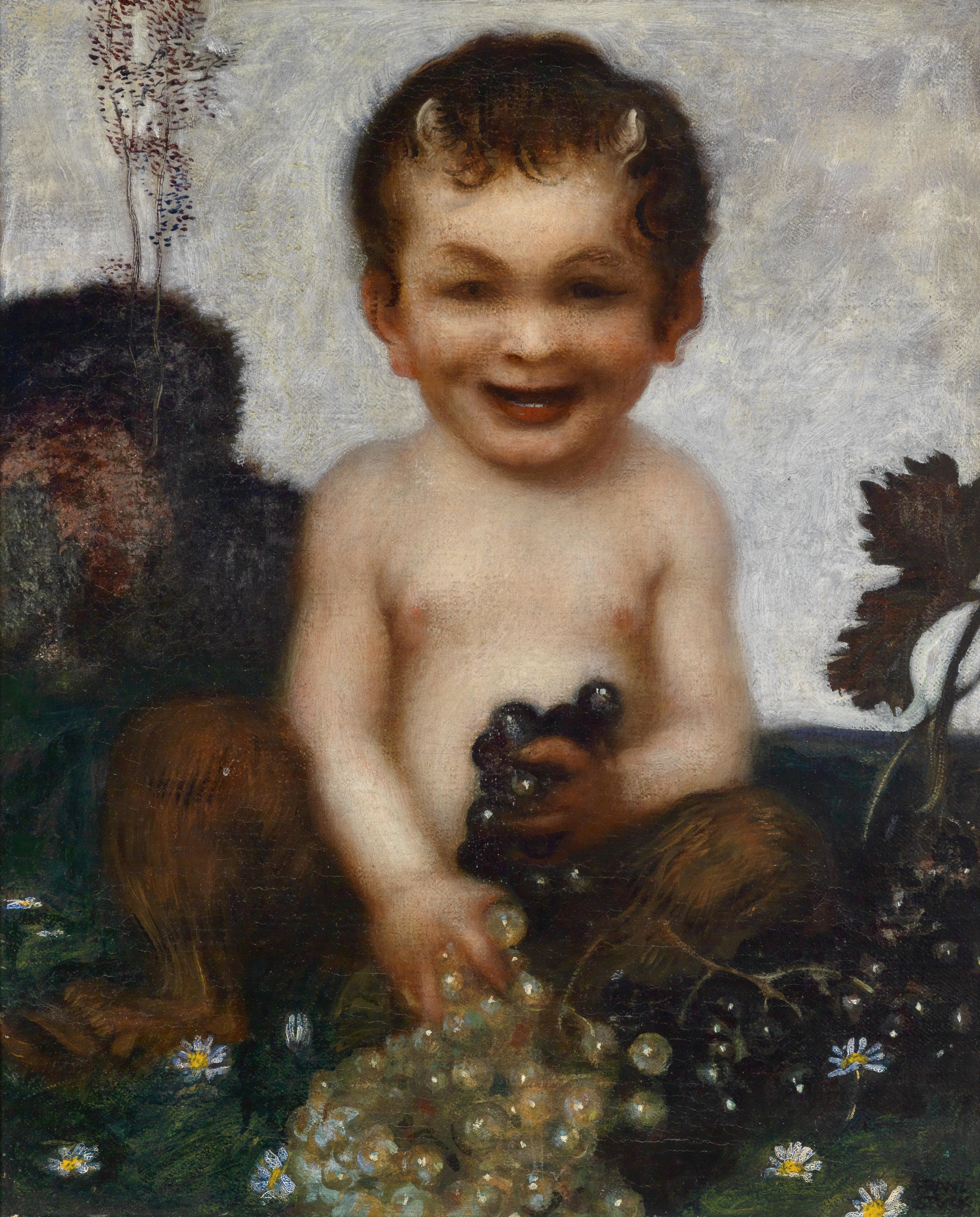 《年轻的牧神》（Young faun）｜弗朗茨·冯·施图克｜1902